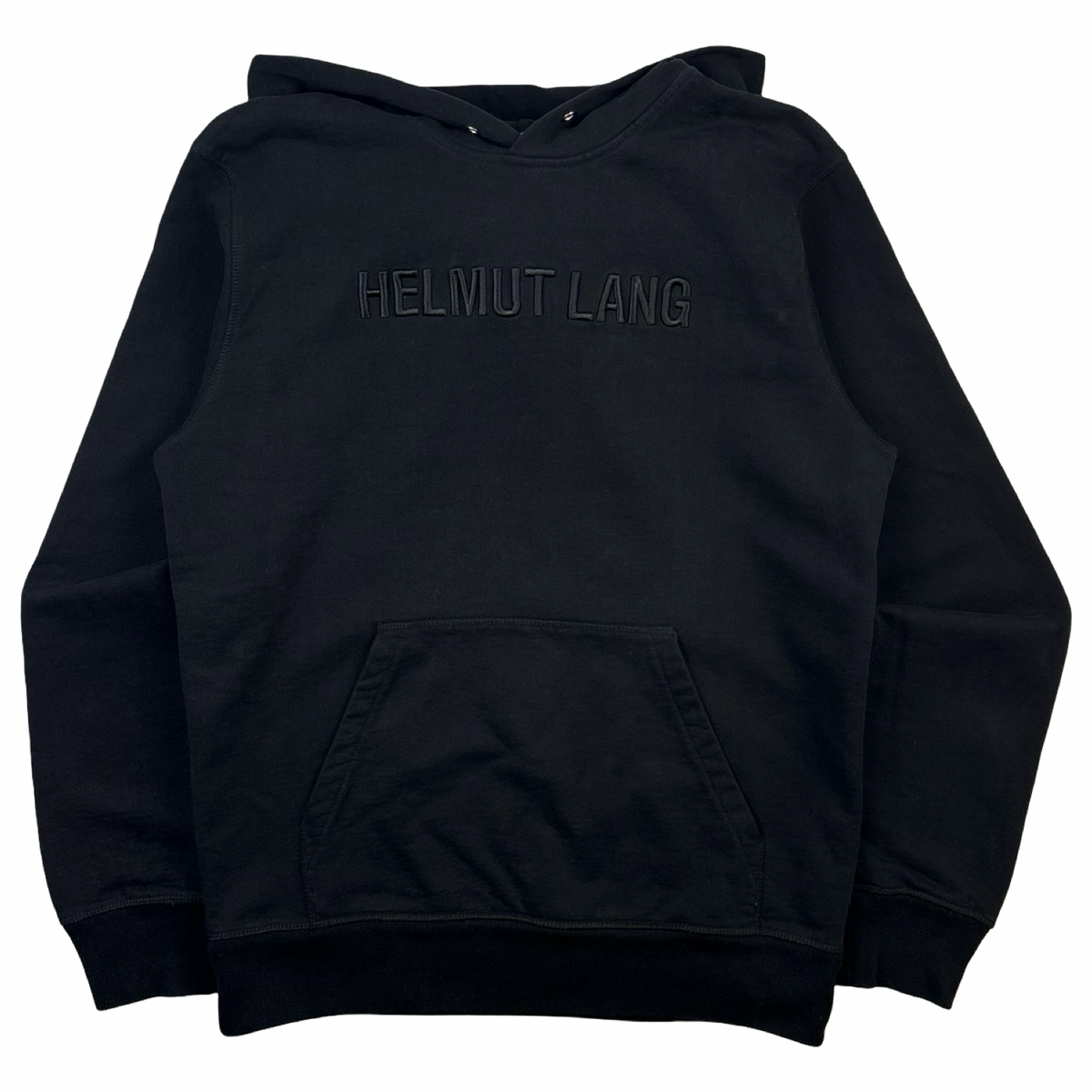 Helmut Lang Embroidered Logo Hoodie