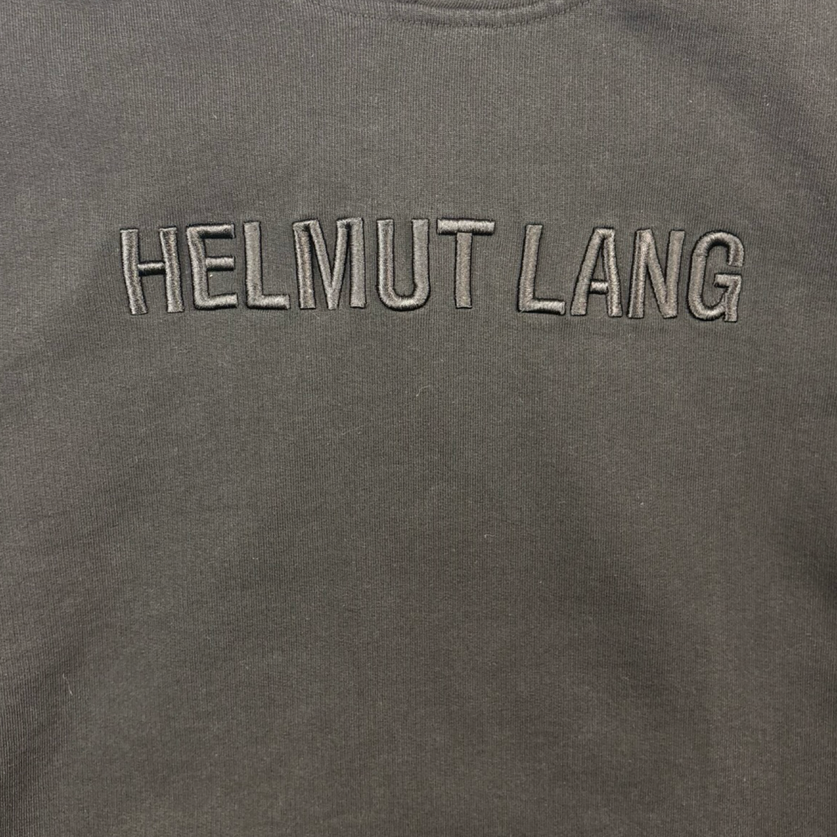 Helmut Lang Embroidered Logo Hoodie