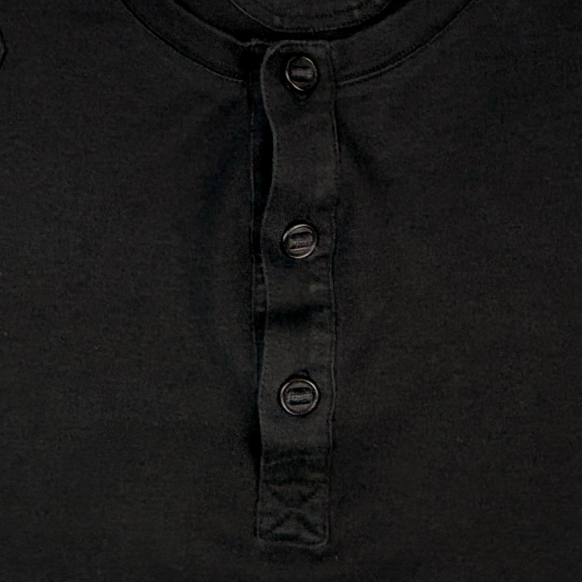 Helmut Lang Raw Edge Lightweight Henley T-Shirt