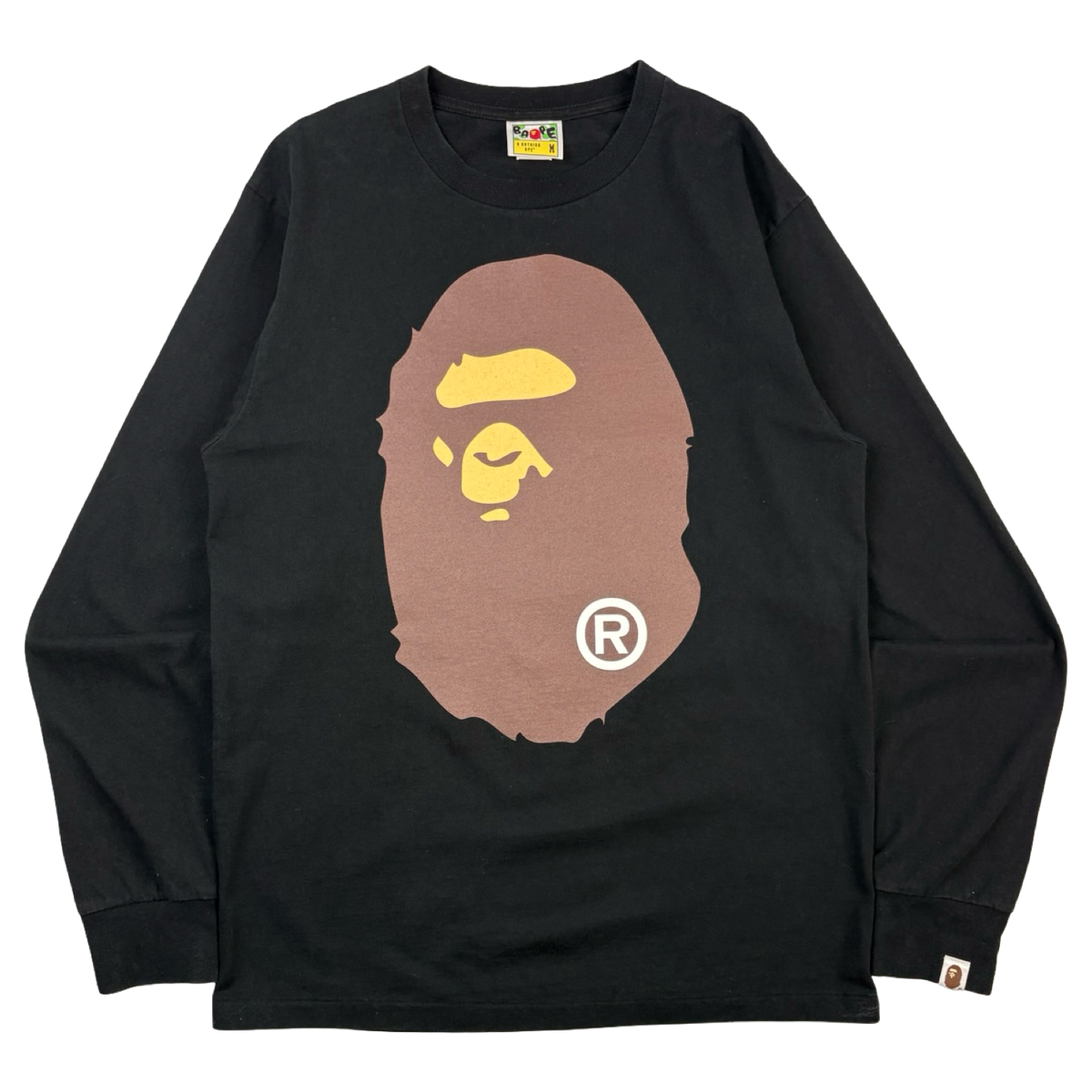 BAPE Big Ape Head Longsleeve Tee Black