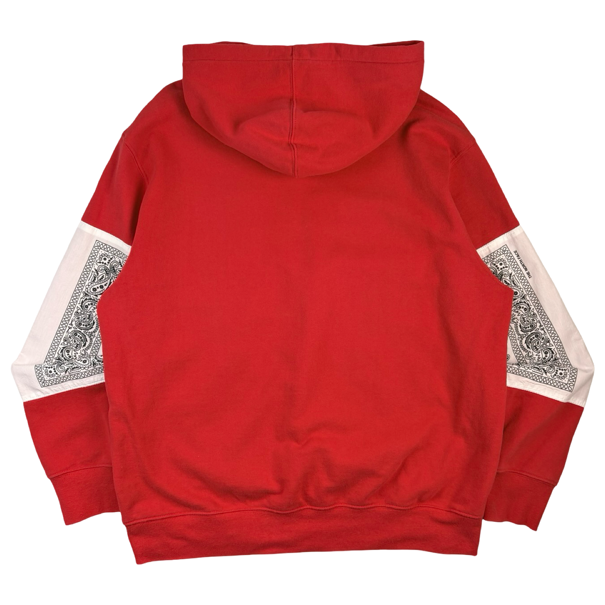 Supreme The North Face Bandana Hooded Sweatshirt Red