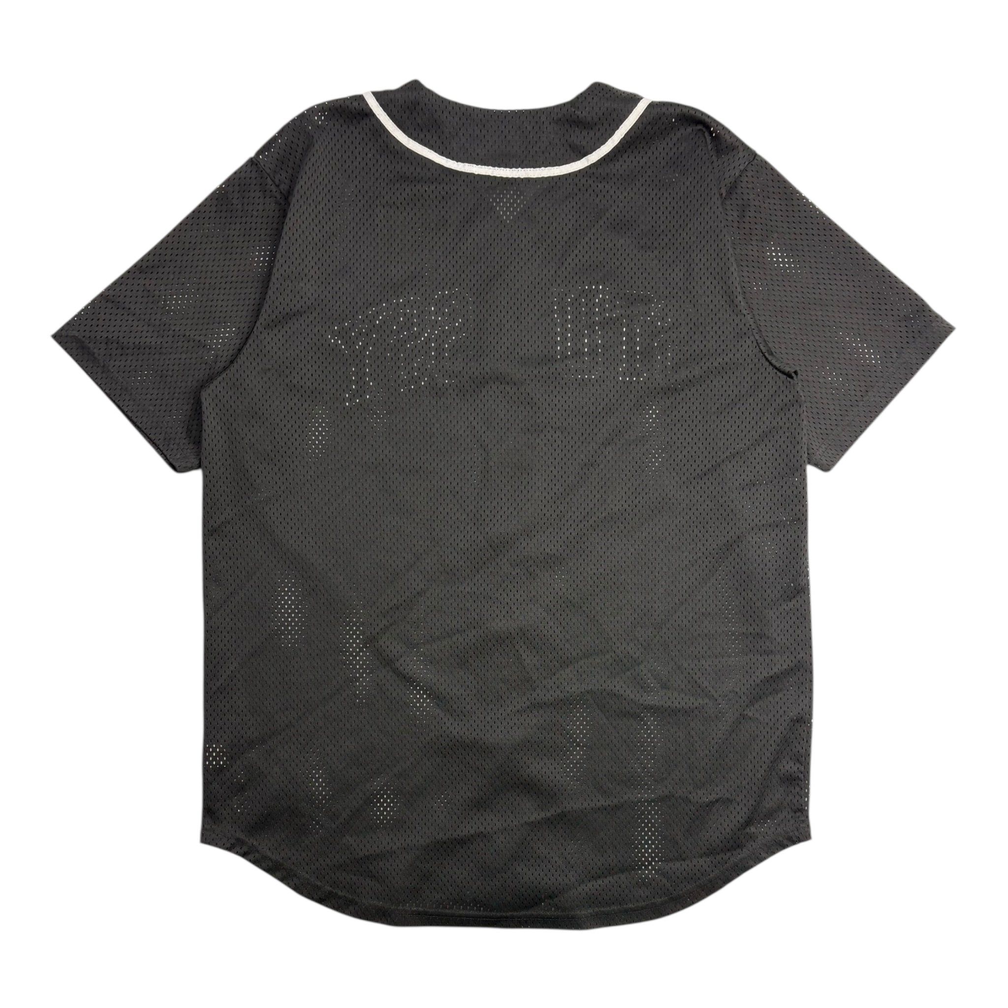 Stussy Spellout Baseball Jersey Black