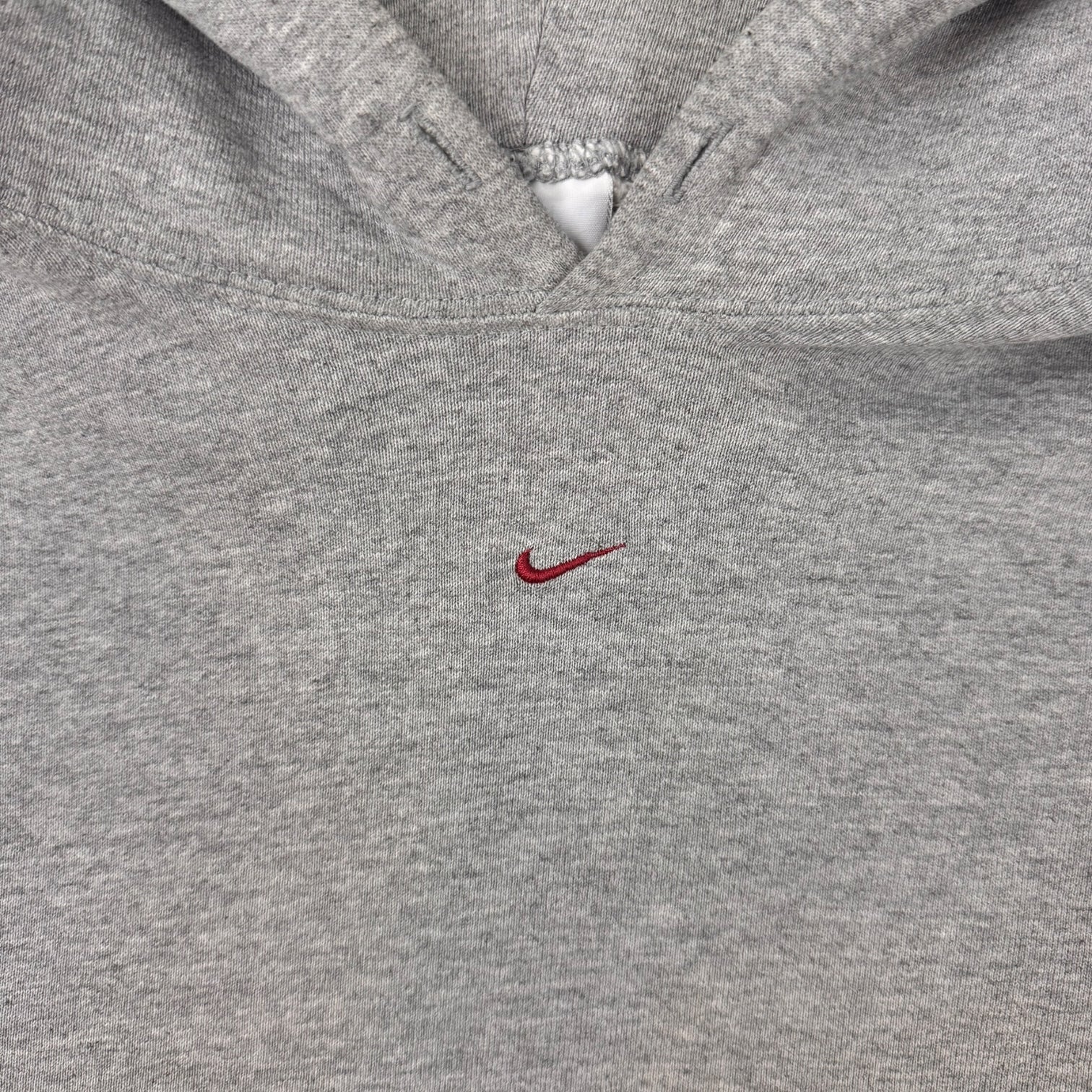 Vintage Nike Center Swoosh Hoodie Grey