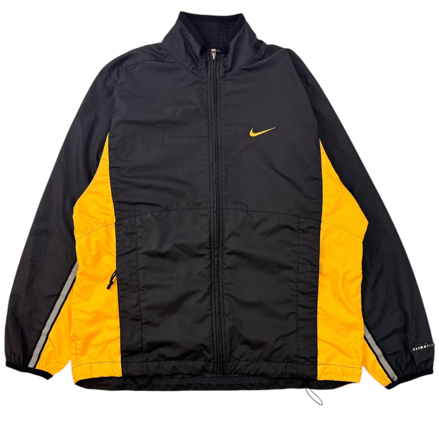 Vintage Nike Windbreaker Black and Yellow