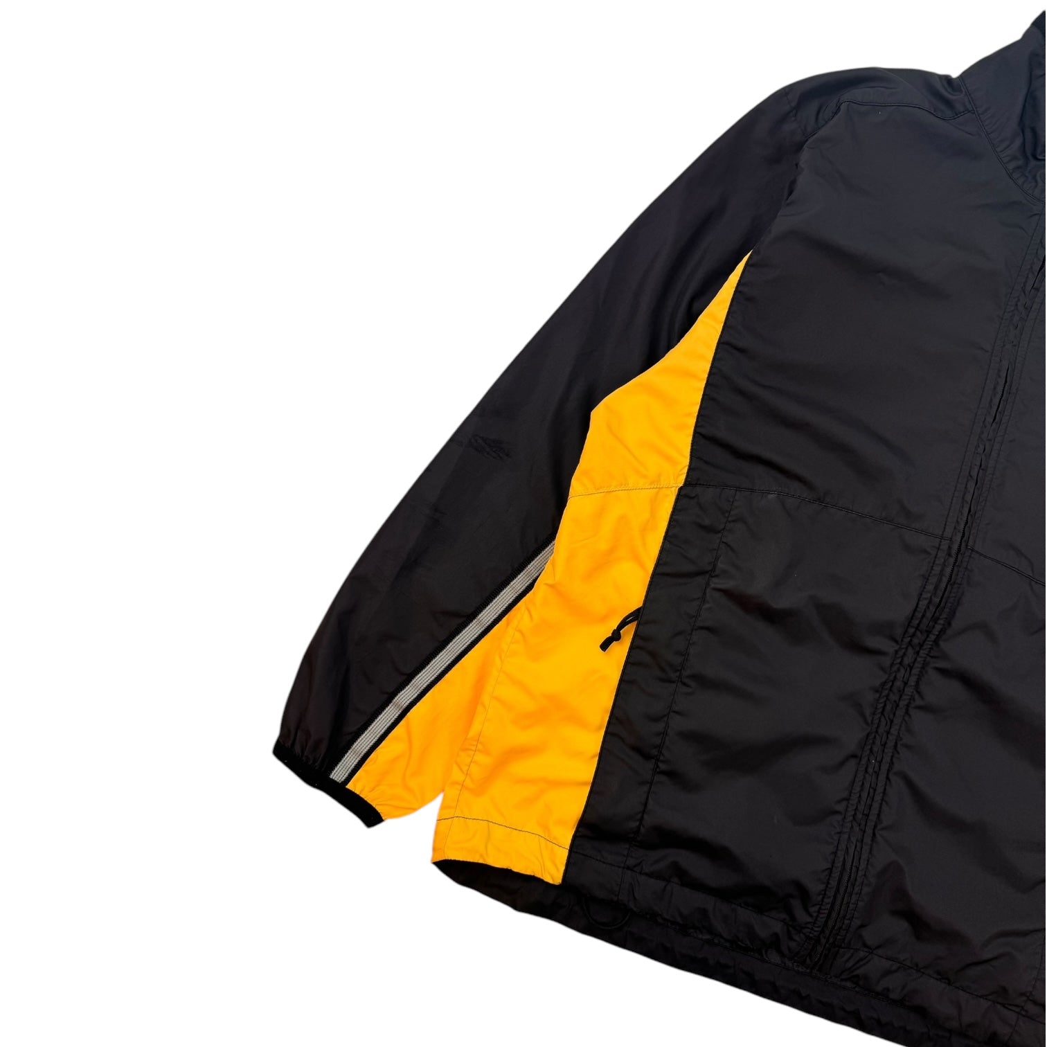 Vintage Nike Windbreaker Black and Yellow