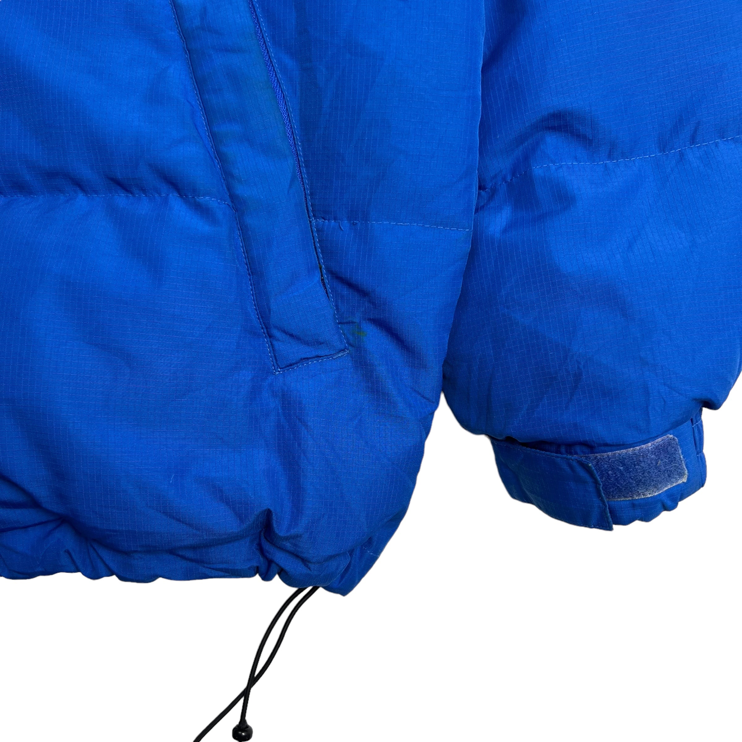 Vintage Nike Side Swoosh Puffer Jacket - Royal Blue Outerwear
