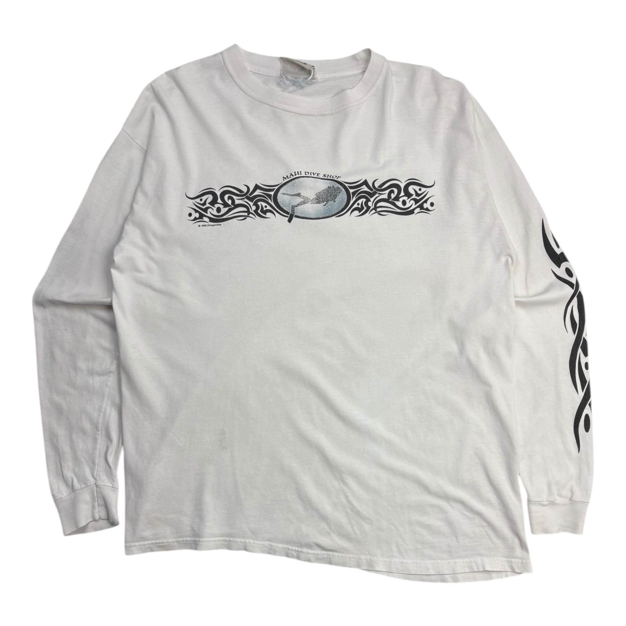 1998 Maui Dive Shop Aztec Long Sleeve T-Shirt