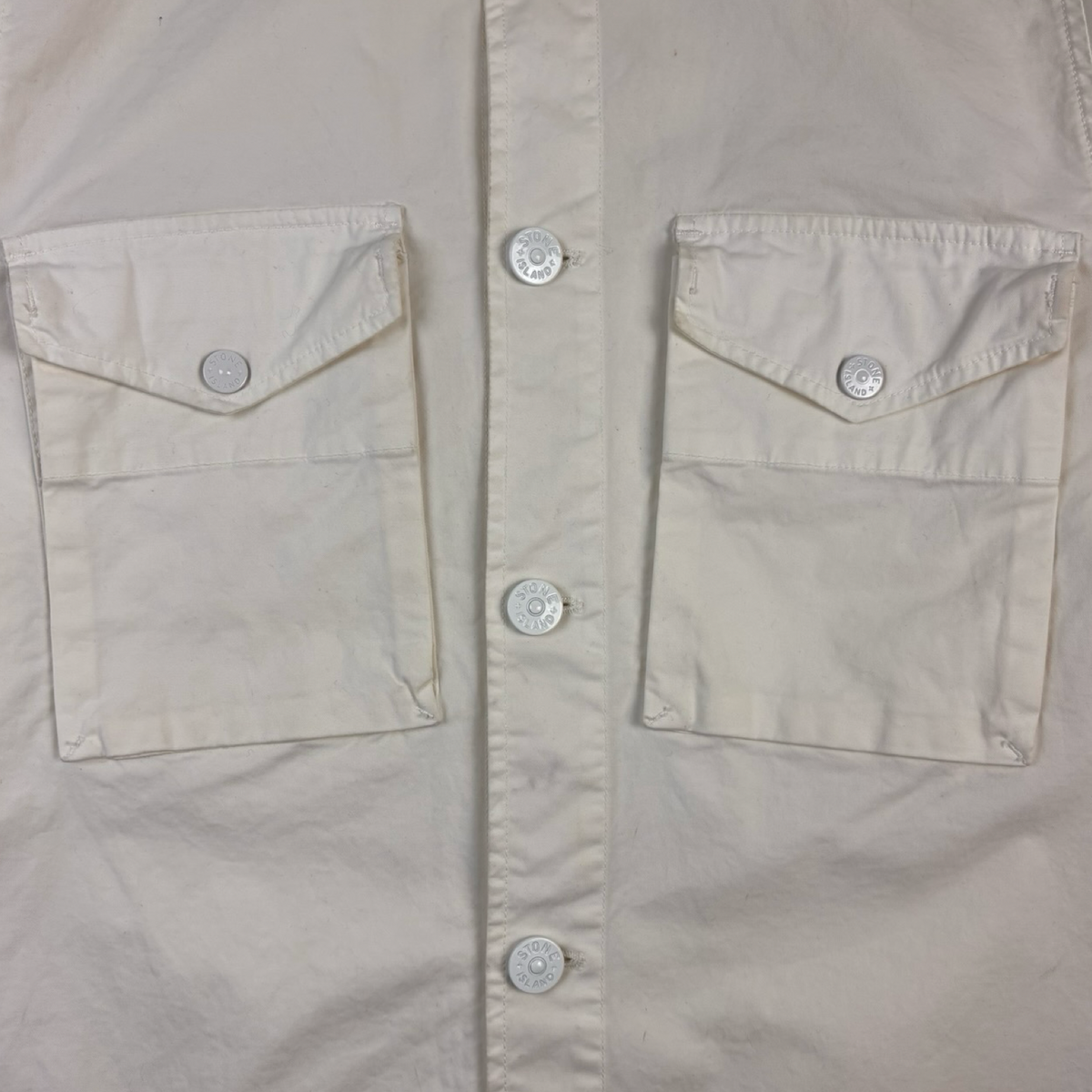 Stone Island Ghost Overshirt White/Cream