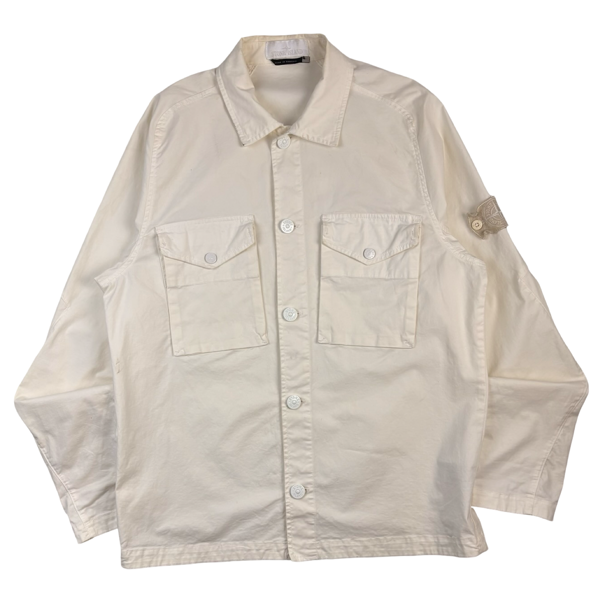 Stone Island Ghost Overshirt White/Cream