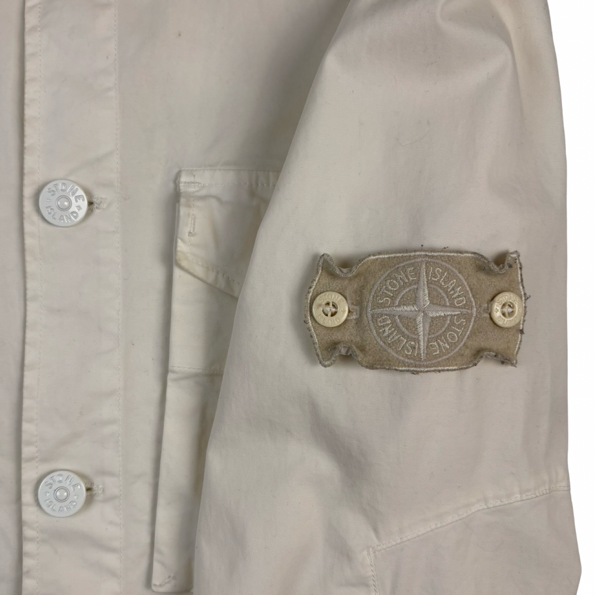 Stone Island Ghost Overshirt White/Cream
