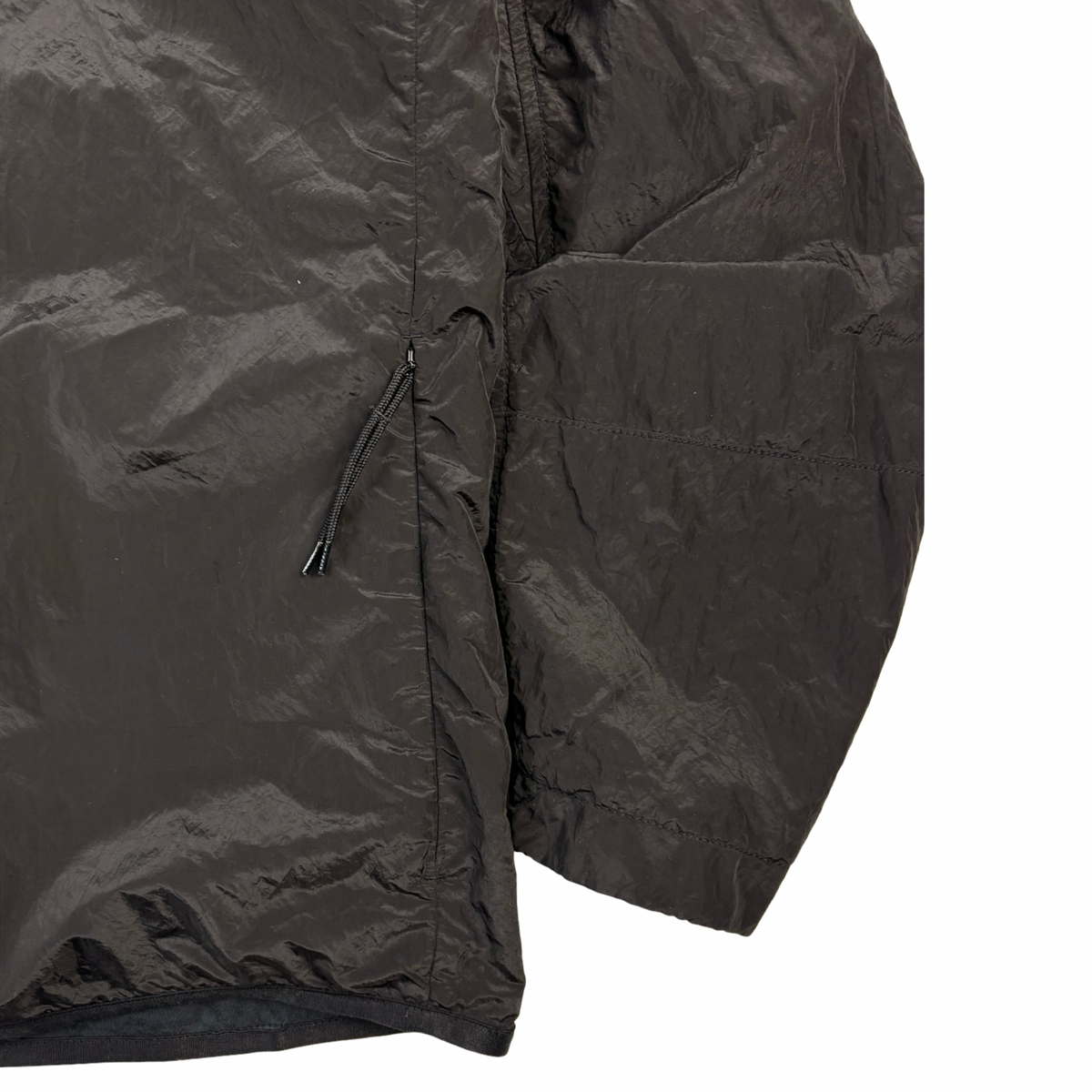Stone Island Lined Nylon “Metal” Overshirt Black