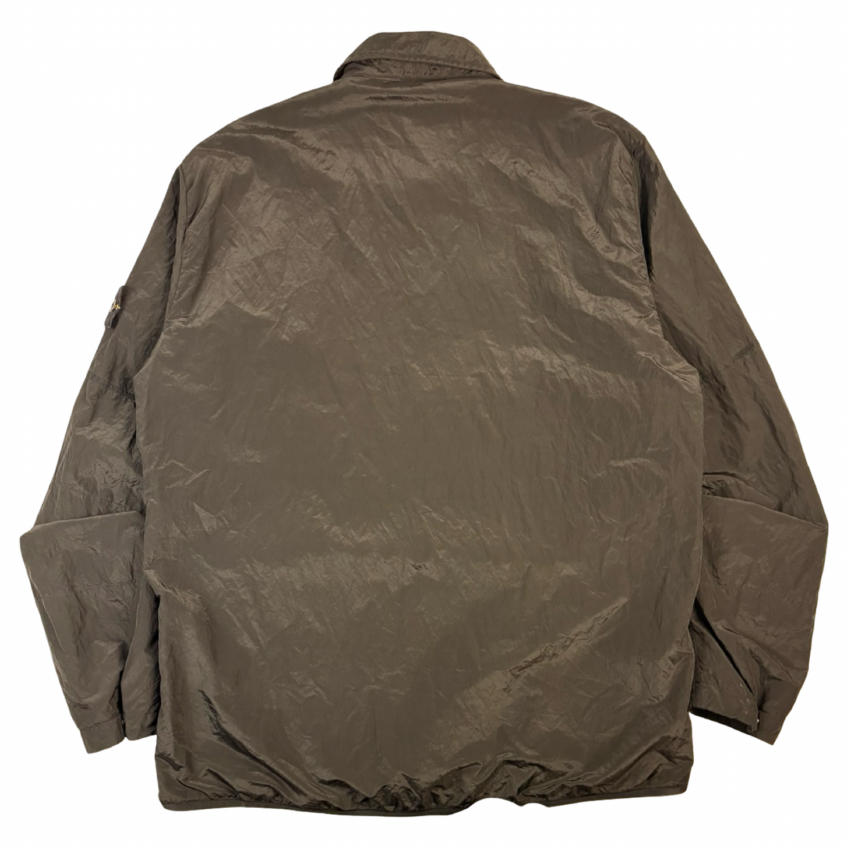 Stone Island Lined Nylon “Metal” Overshirt Black