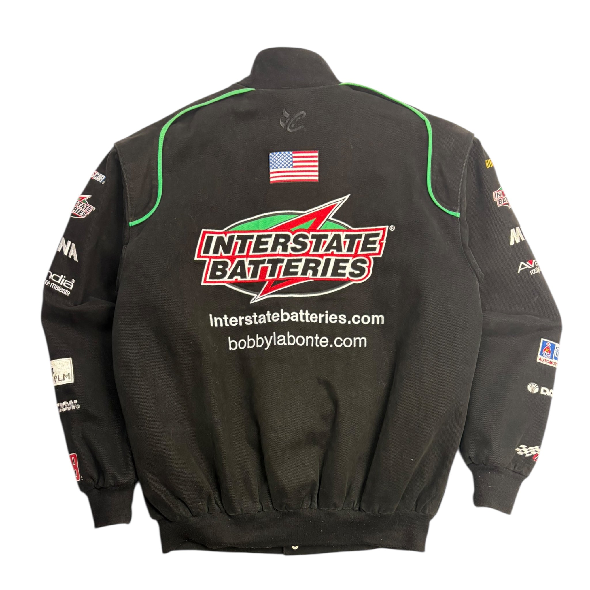 Vintage Interstate Batteries NASCAR Racing Jacket