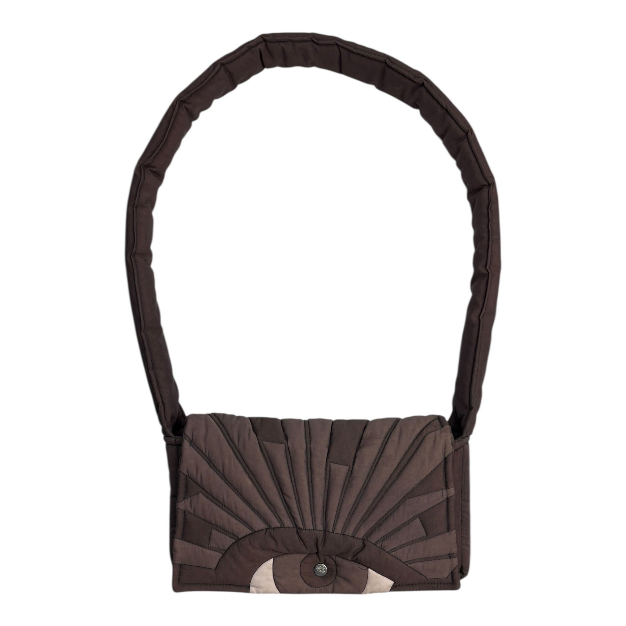 House of Errors All Seeing Eye Crossbody Bag Brown