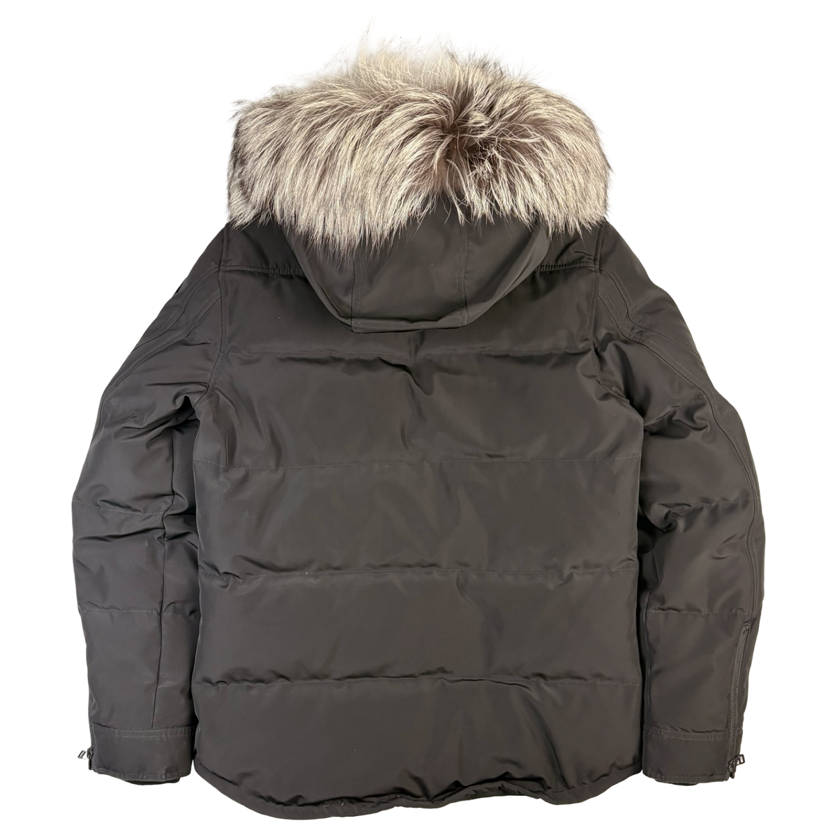 Moose Knuckles Anguilla Fur Trim Jacket Black