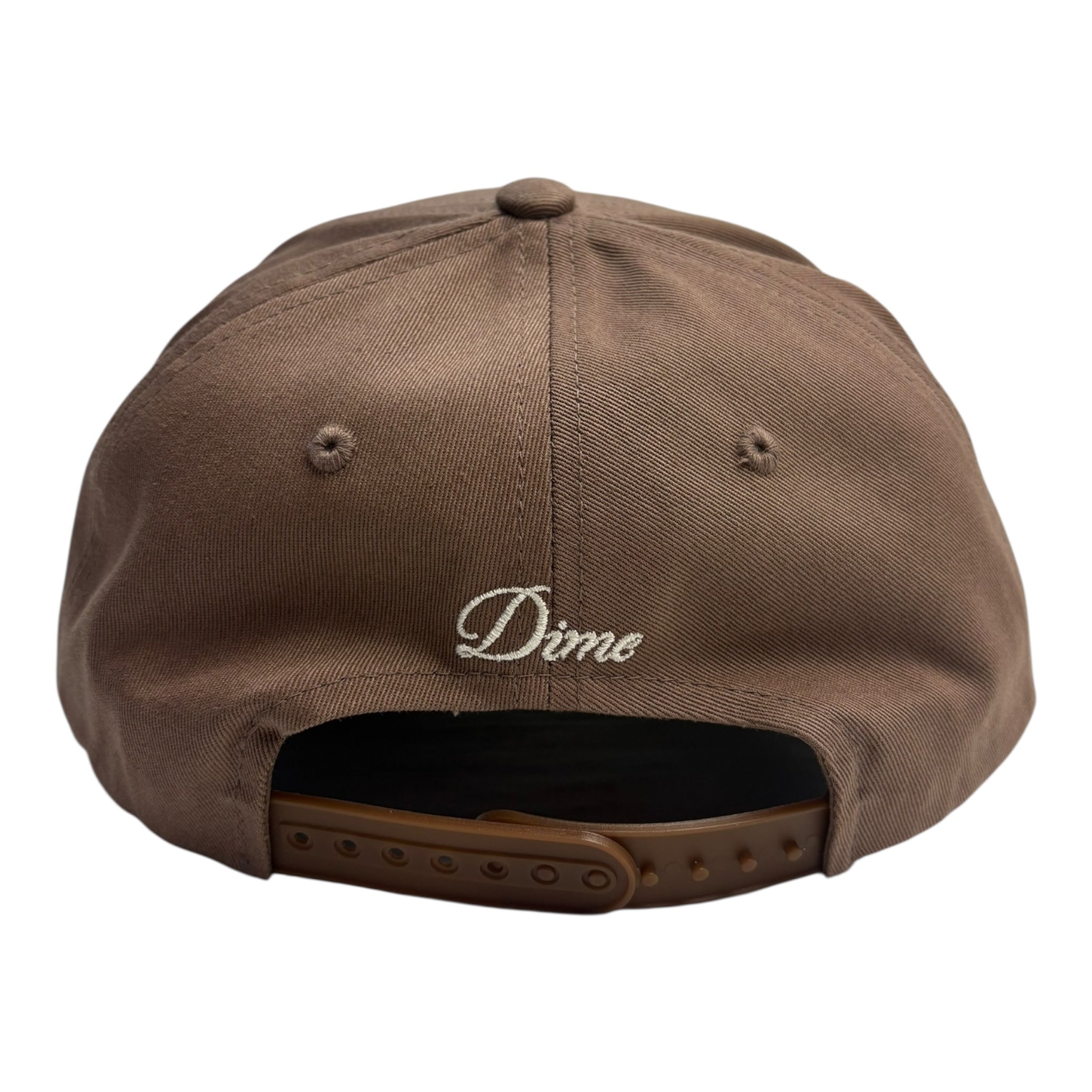 Dime Cursive D Full Fit Cap Tan