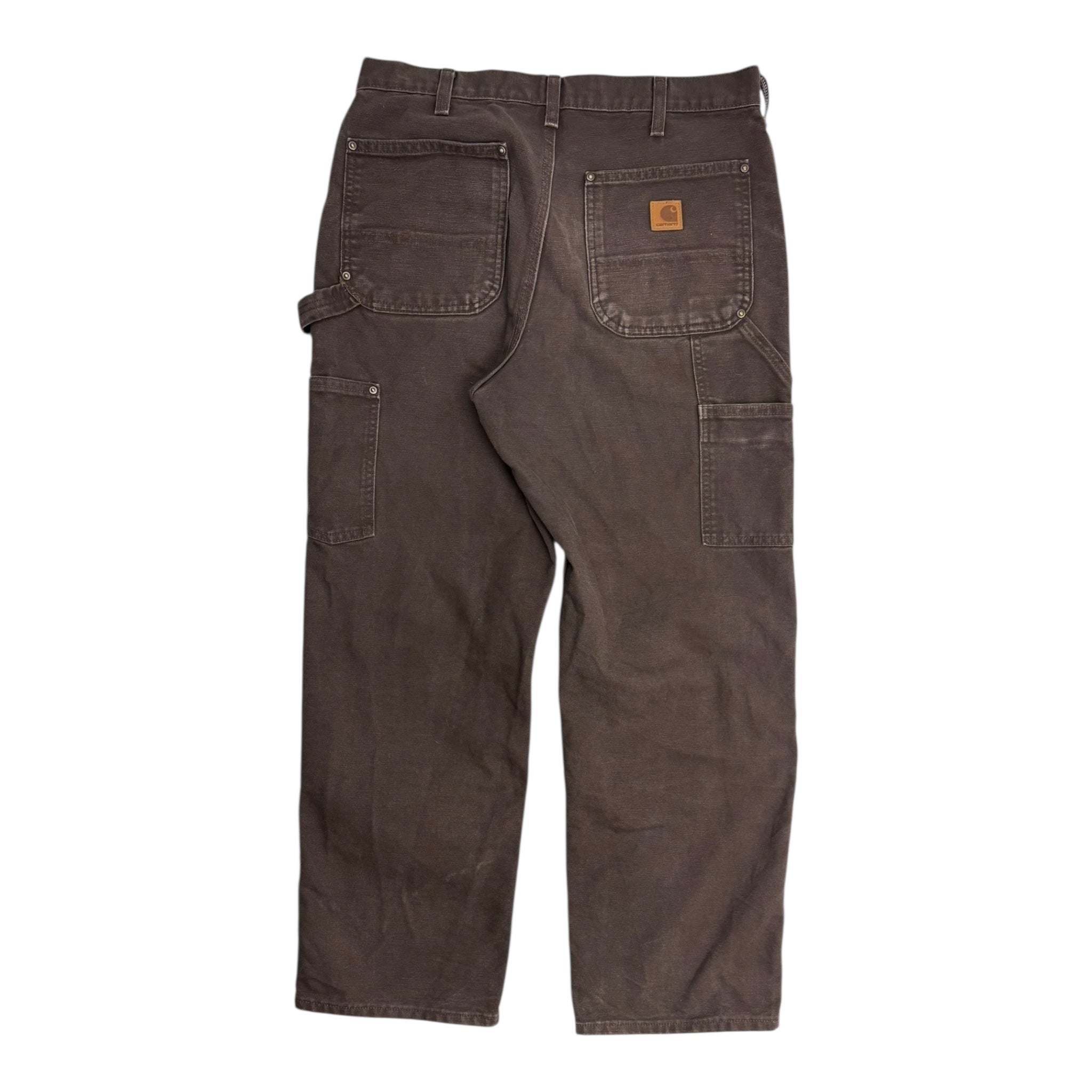 Vintage Loose Fit Carhartt Double Knee Faded Brown