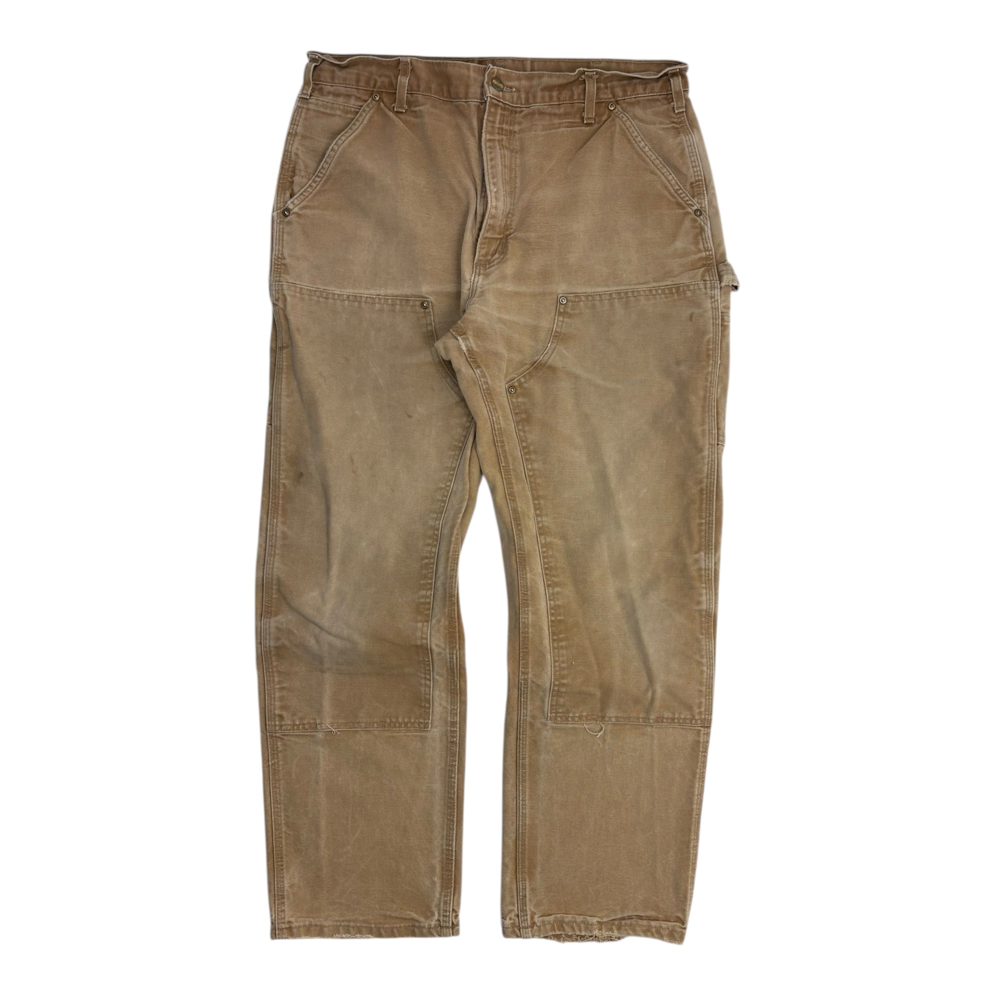 Vintage Beige Dungaree Fit Double Knee