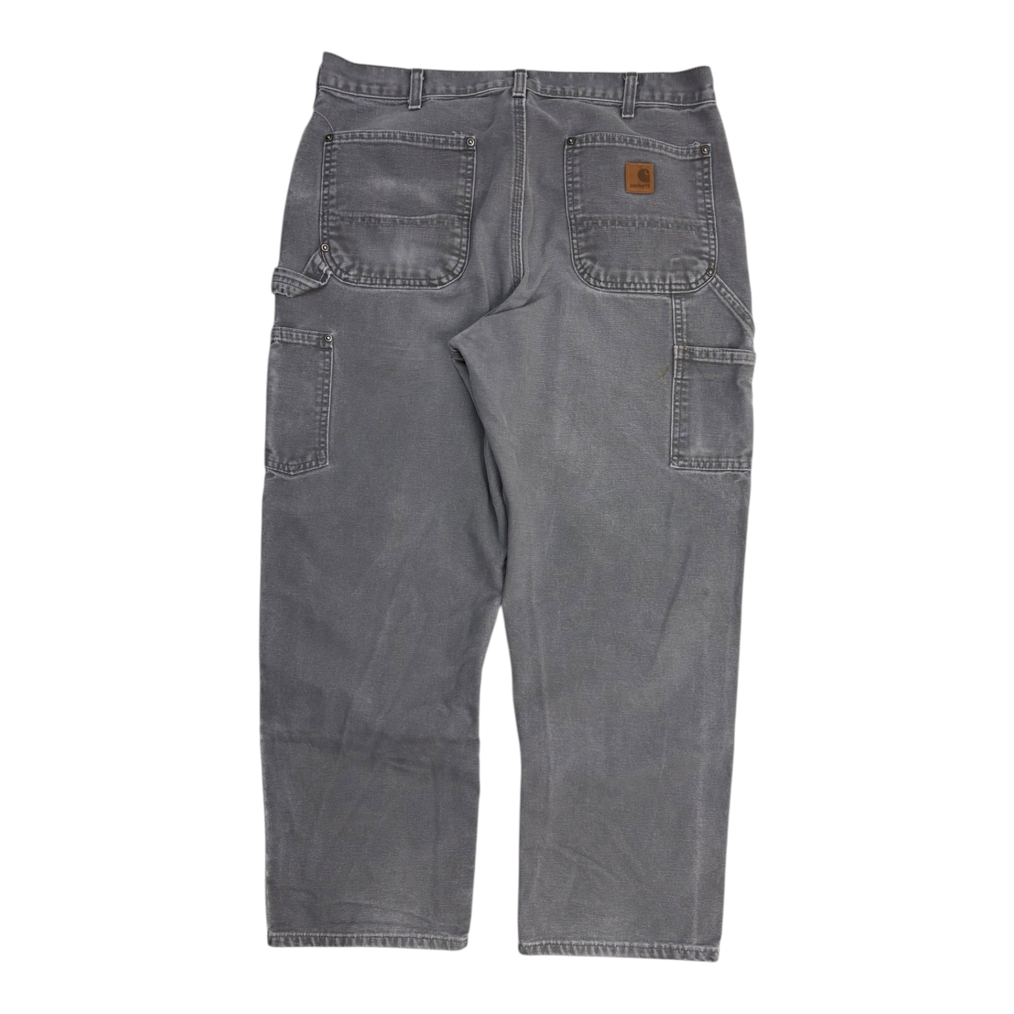 Vintage Grey Dungaree Fit Double Knee