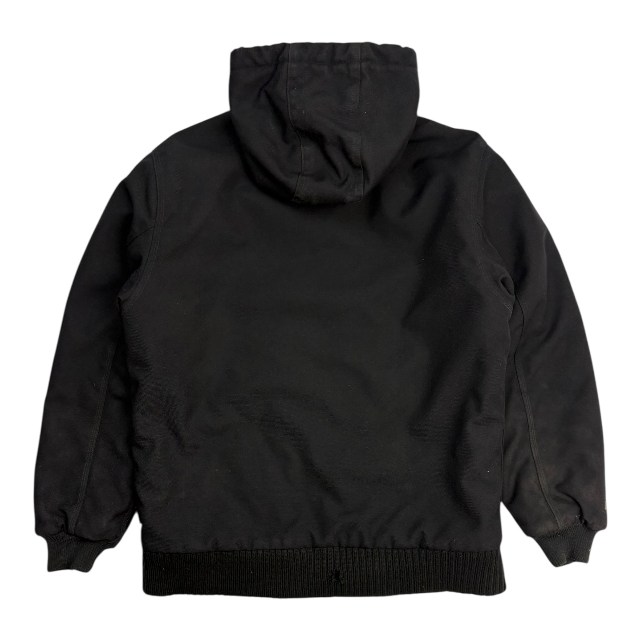 Vintage Black Carhartt Hooded Active Jacket