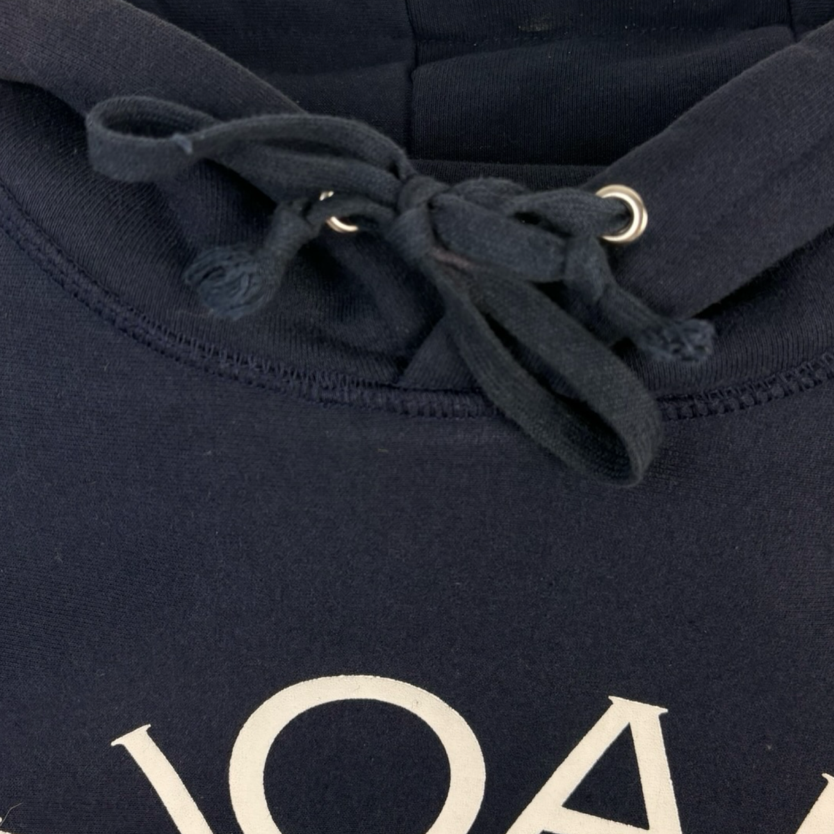 Noah Core Logo Hoodie Navy
