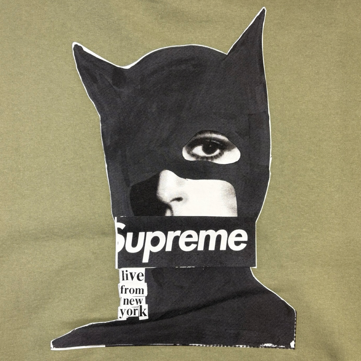 Supreme Catwoman Hooded Sweatshirt Light Olive