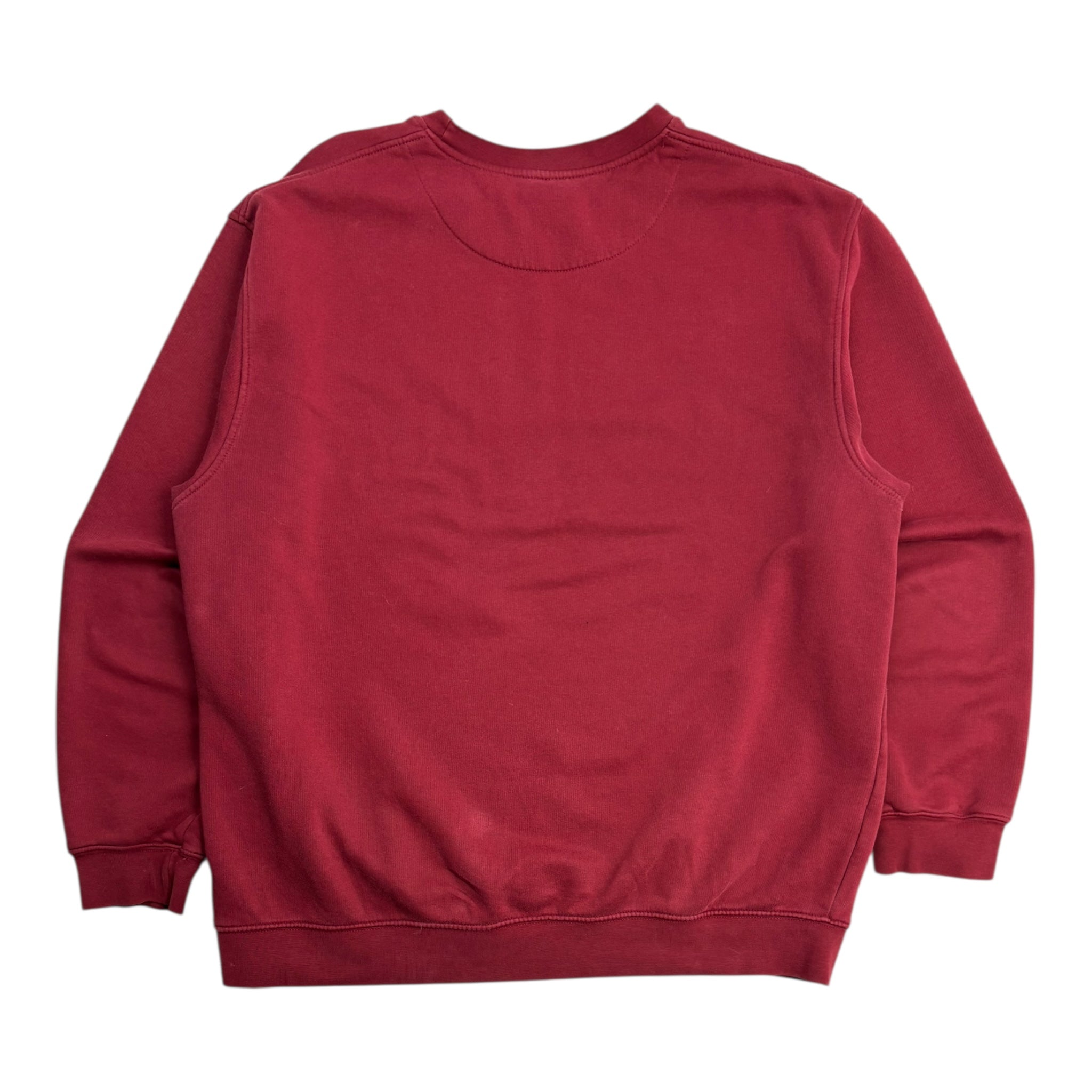 Vintage Y2K Nike Pocket Swoosh Crewneck Red Wine