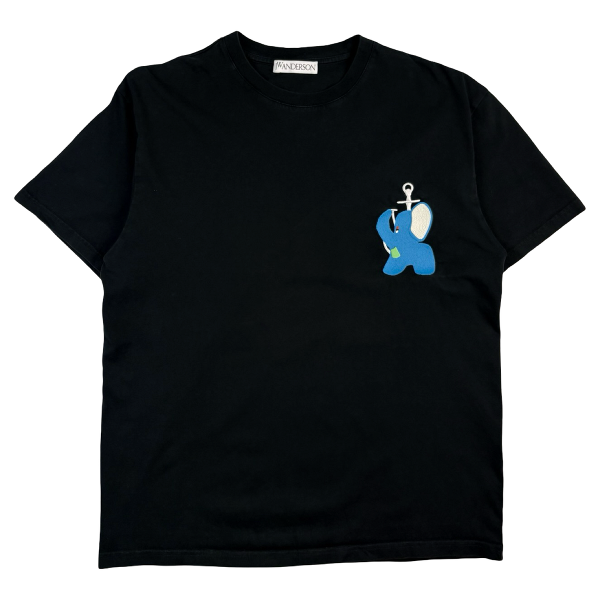 JW Anderson Elephant Embroidered Logo T-Shirt