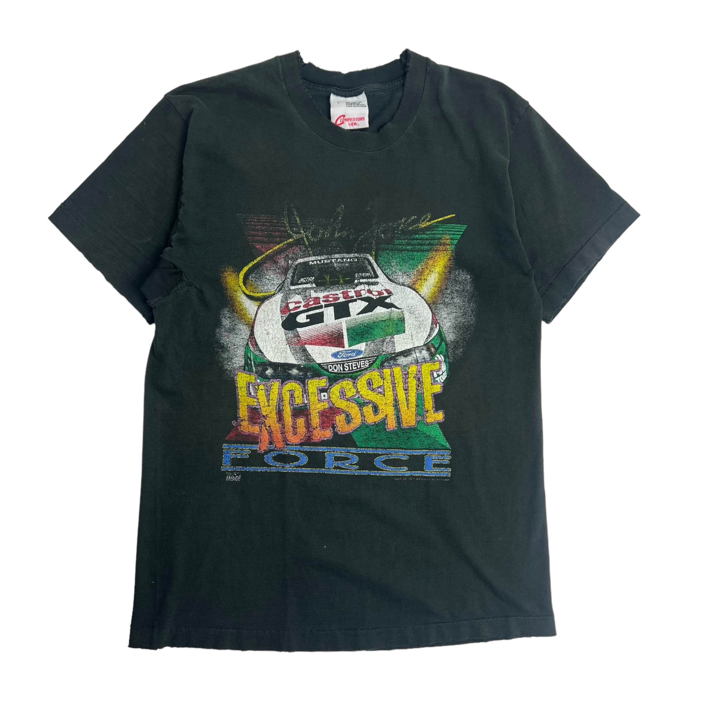 Vintage Don Steves NASCAR T-Shirt Black