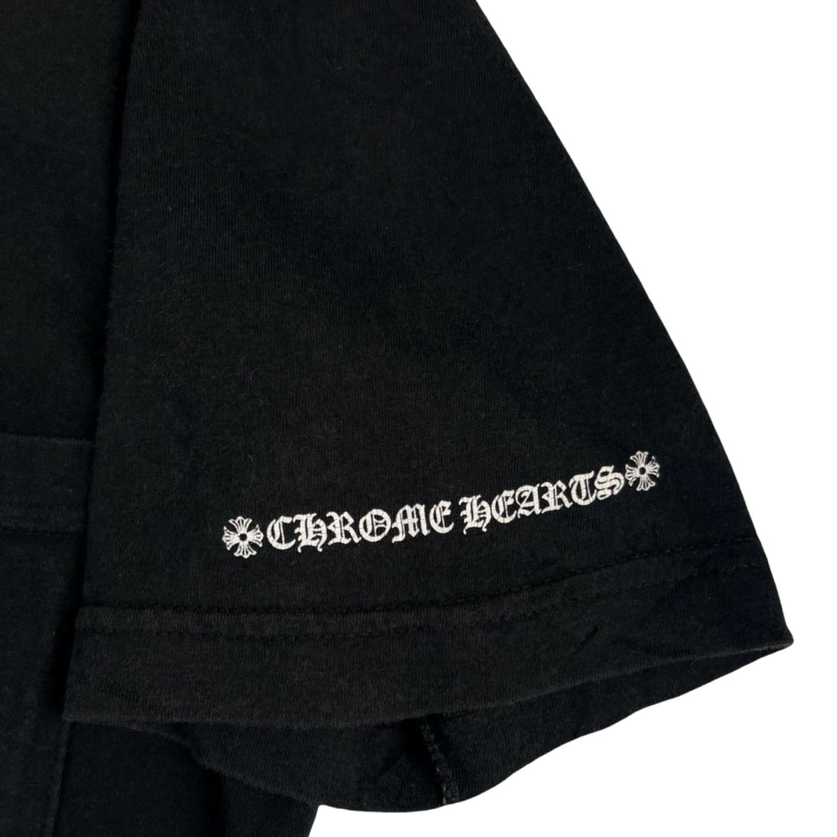 Chrome Hearts Cemetery Cross Scroll Pocket T-Shirt