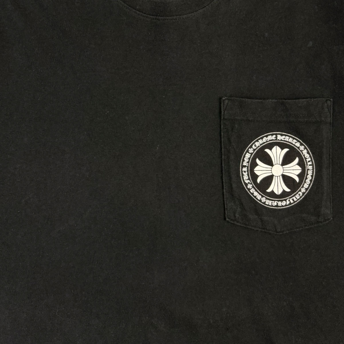 Chrome Hearts Plus Cross Stamp Pocket T-Shirt