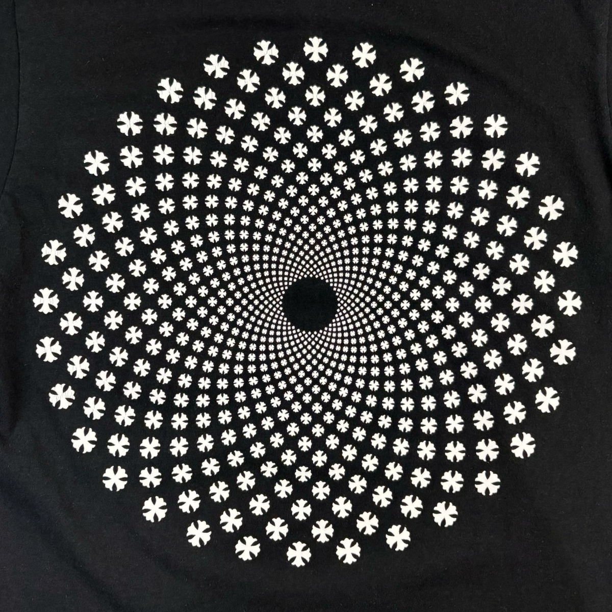 Chrome Hearts Kaleidoscope Spiral Cross Pocket T-Shirt