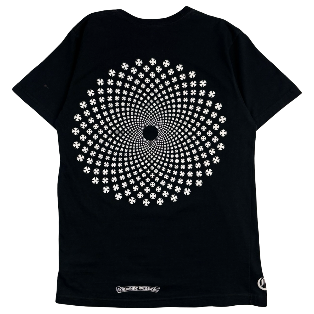 Chrome Hearts Kaleidoscope Spiral Cross Pocket T-Shirt