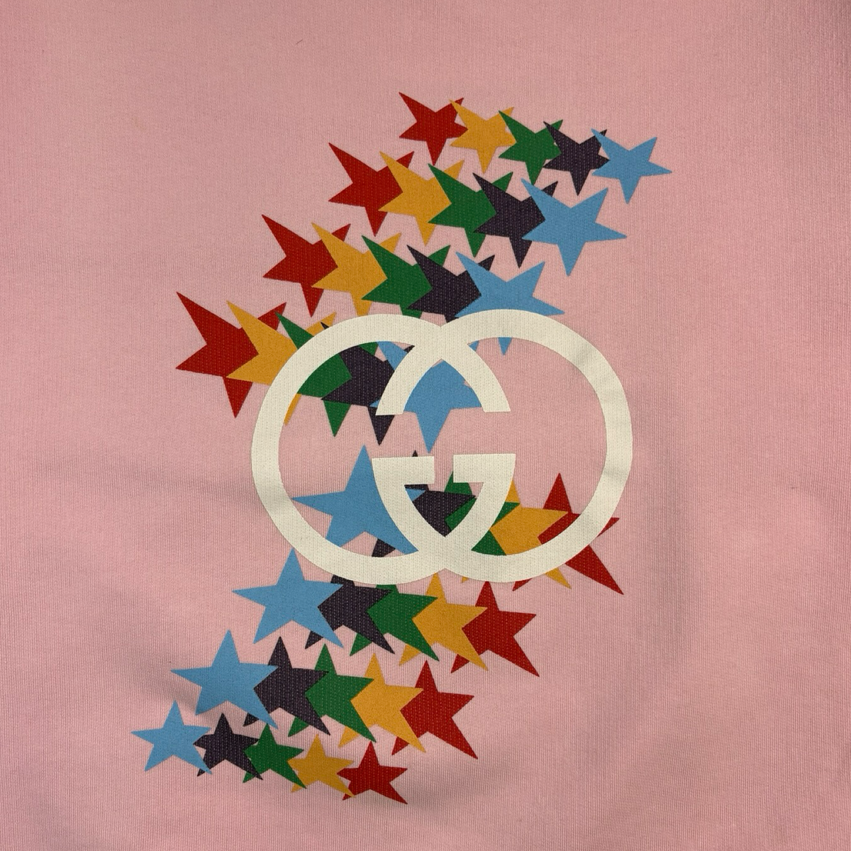 Gucci Rainbow Stars Crew Neck