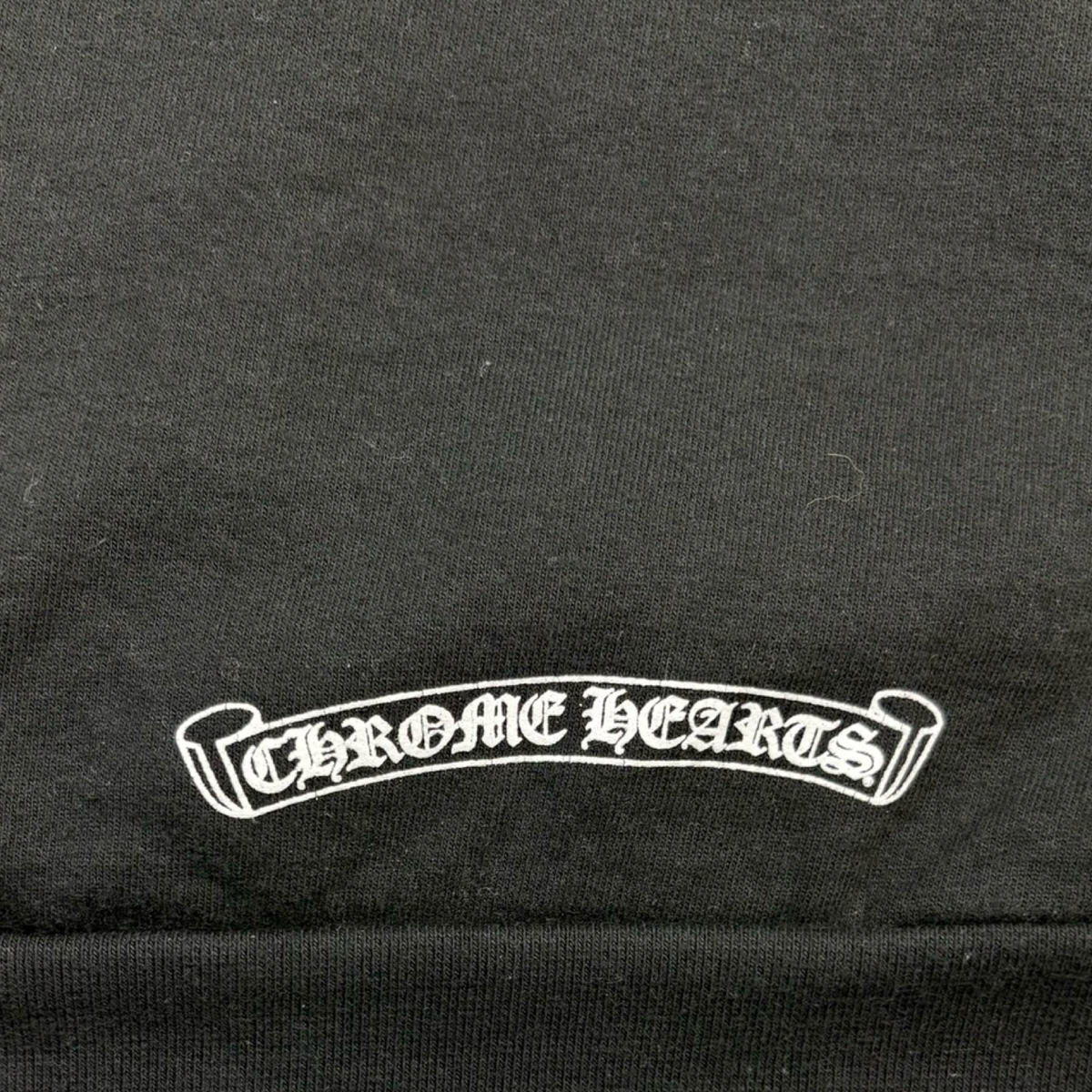 Chrome Hearts Vertical Logo Pull Over Hoodie