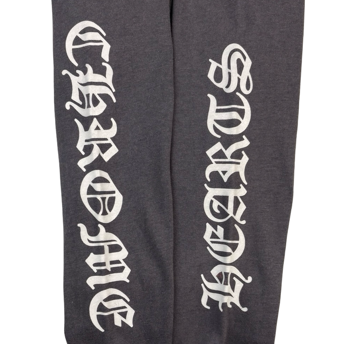 Vintage Chrome Hearts T-Bar Script Zip-Up Hoodie