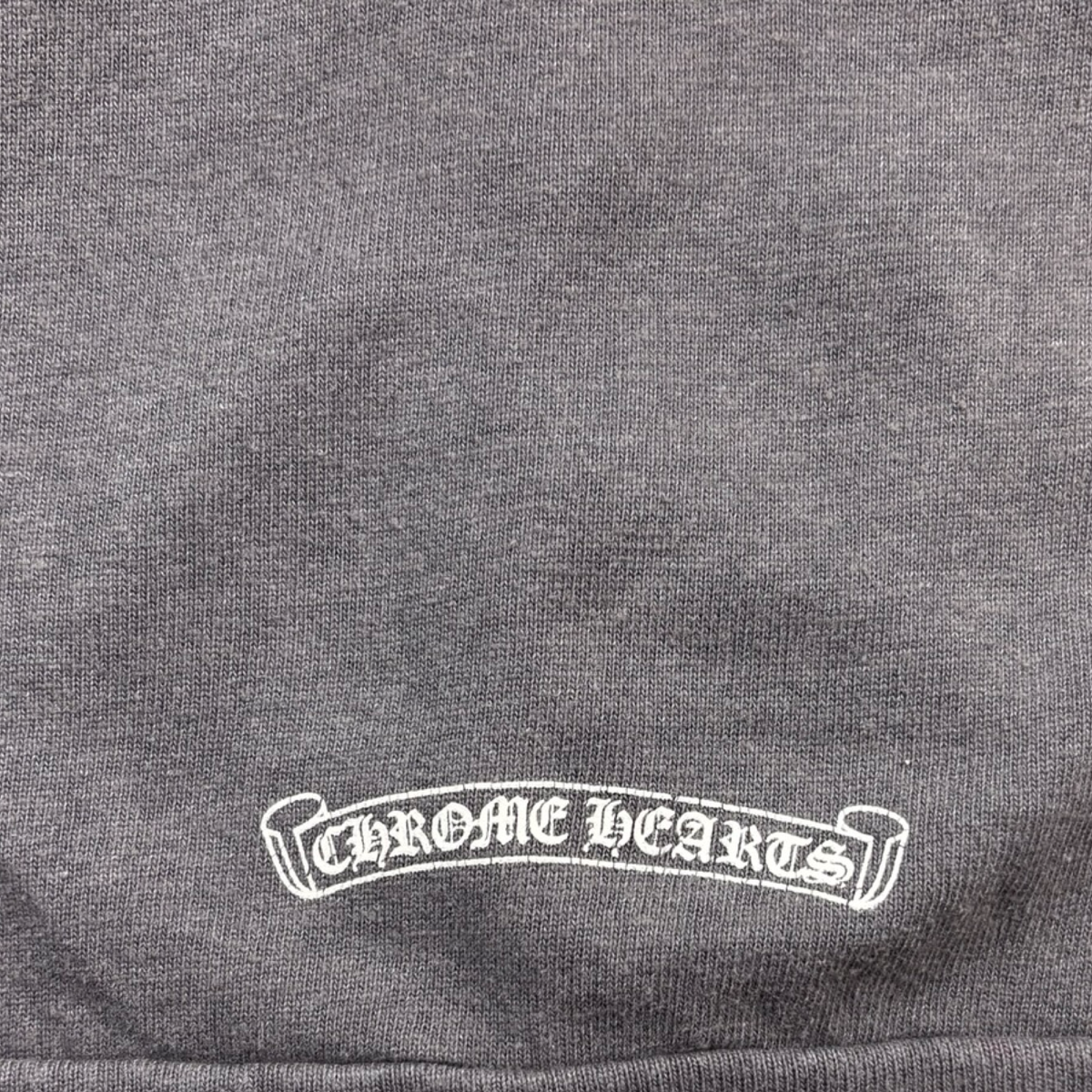 Vintage Chrome Hearts T-Bar Script Zip-Up Hoodie