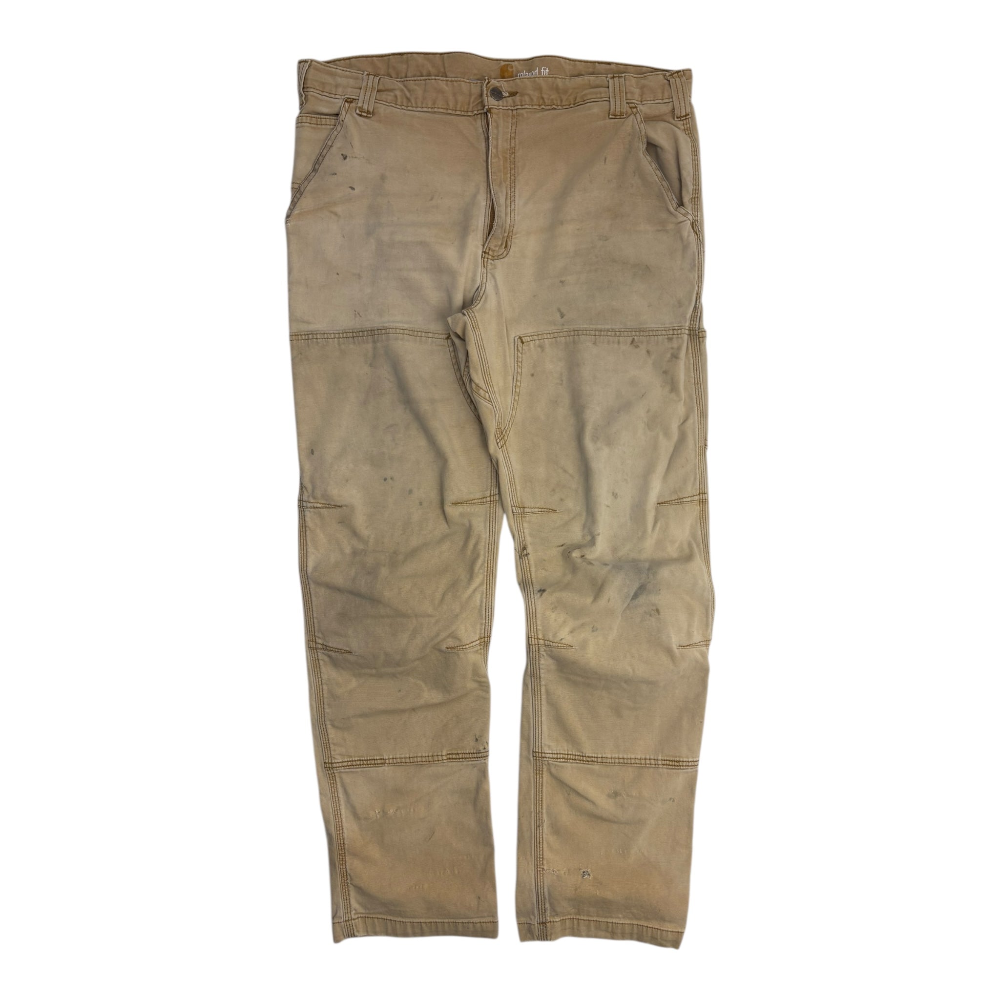 Vintage Carhartt Double Knees Faded Beige