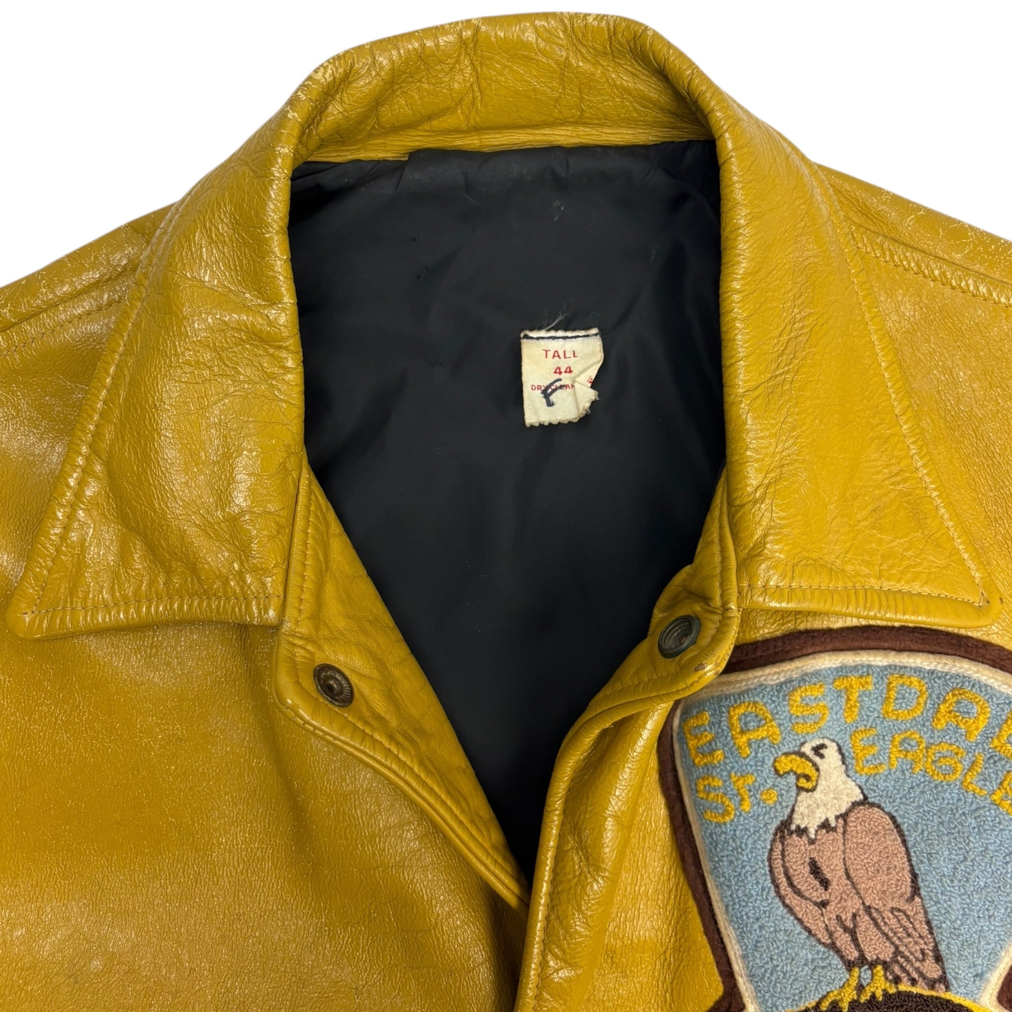 1974 Lossa Champs Eastdale Eagles Leather Varsity Jacket