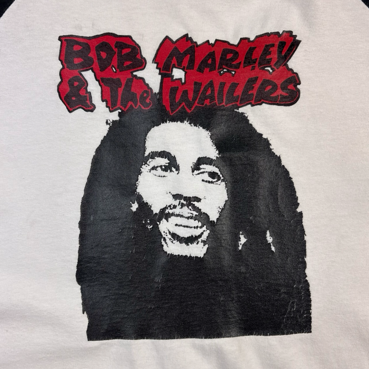 Vintage Bob Marley & The Wailers Quarter Cut Sleeve T-Shirt