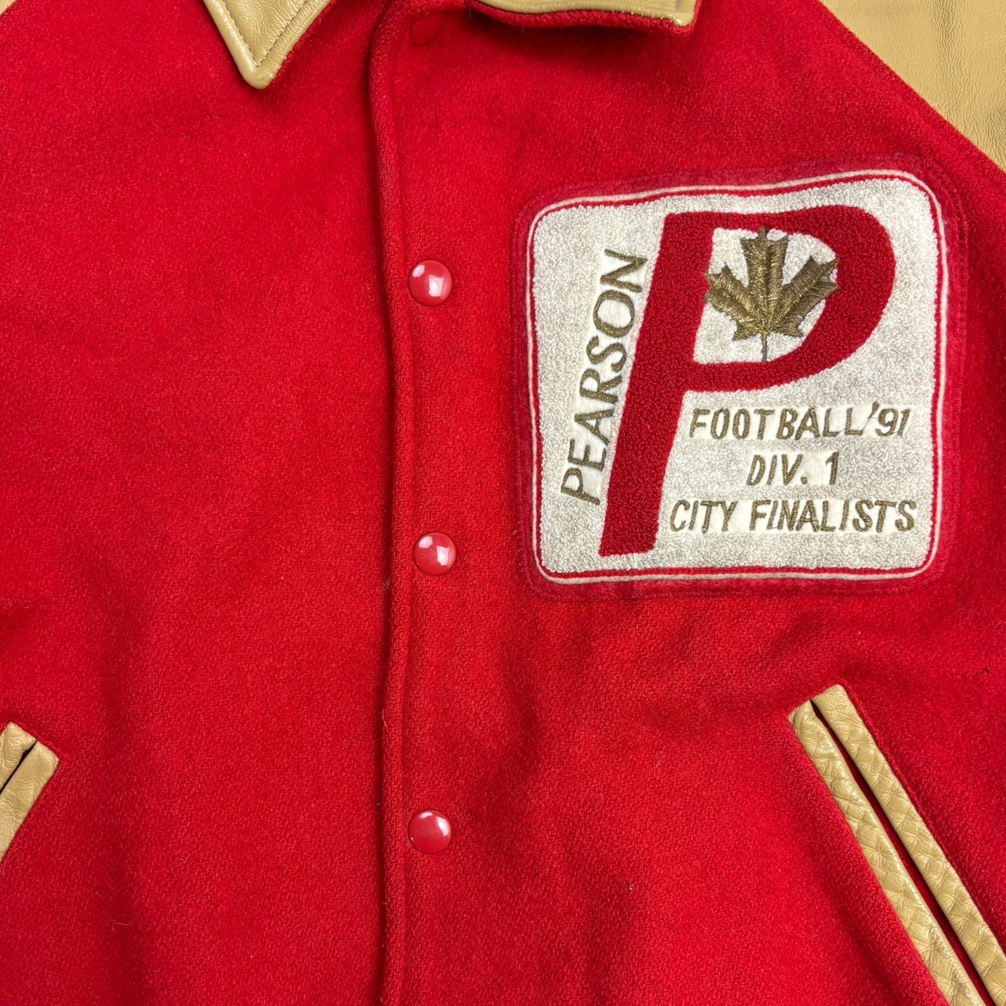 1991 Pearson City Finalist Football Varsity Jacket