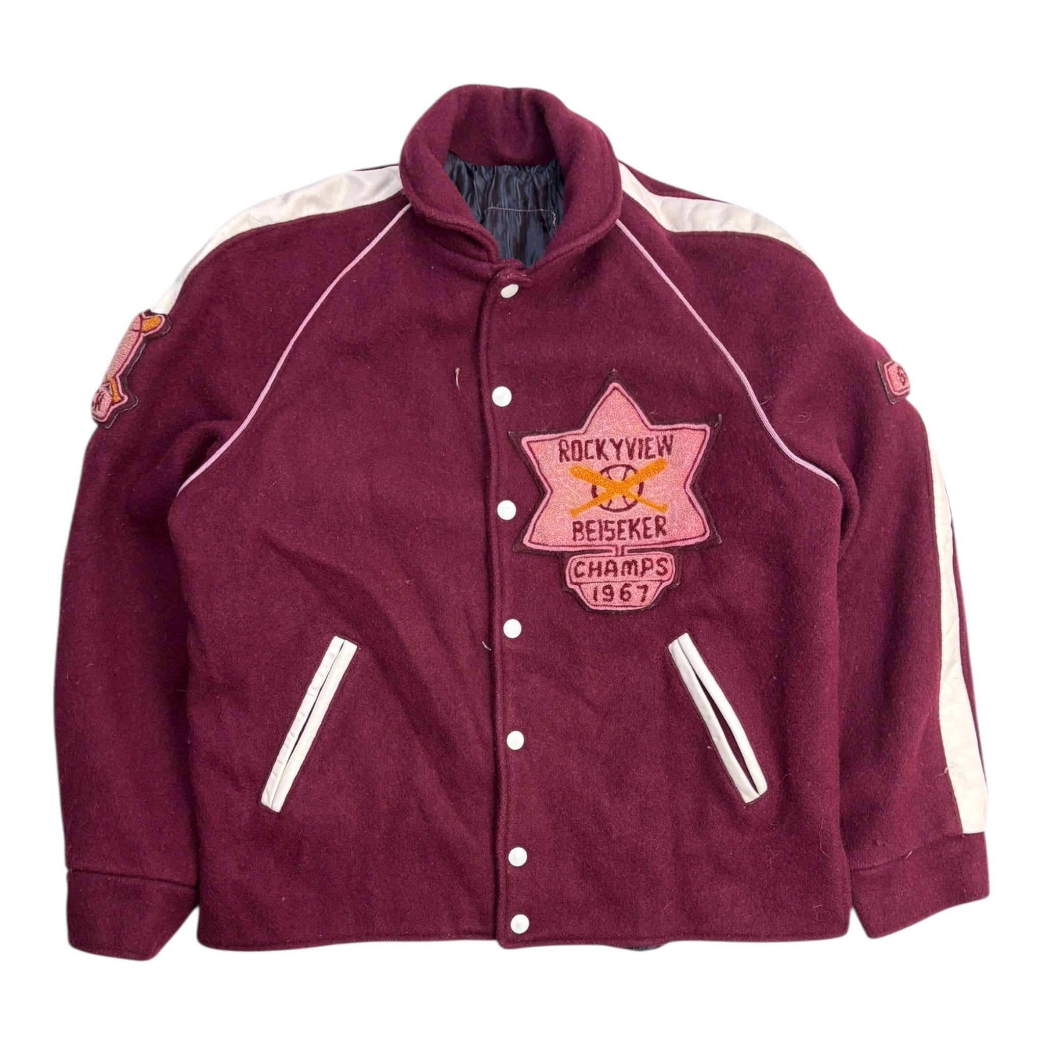 1967 Rockyview Beisker Champs Varsity Coach Jacket