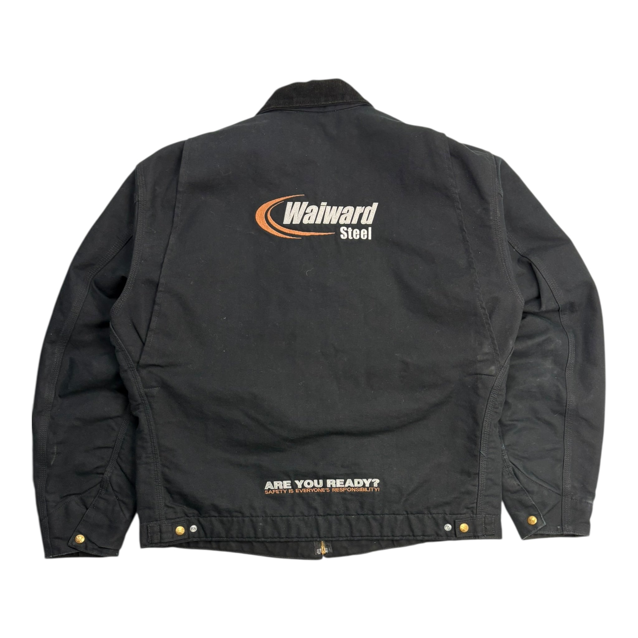 Carhartt Detroit Black Jacket by Waiward Steel