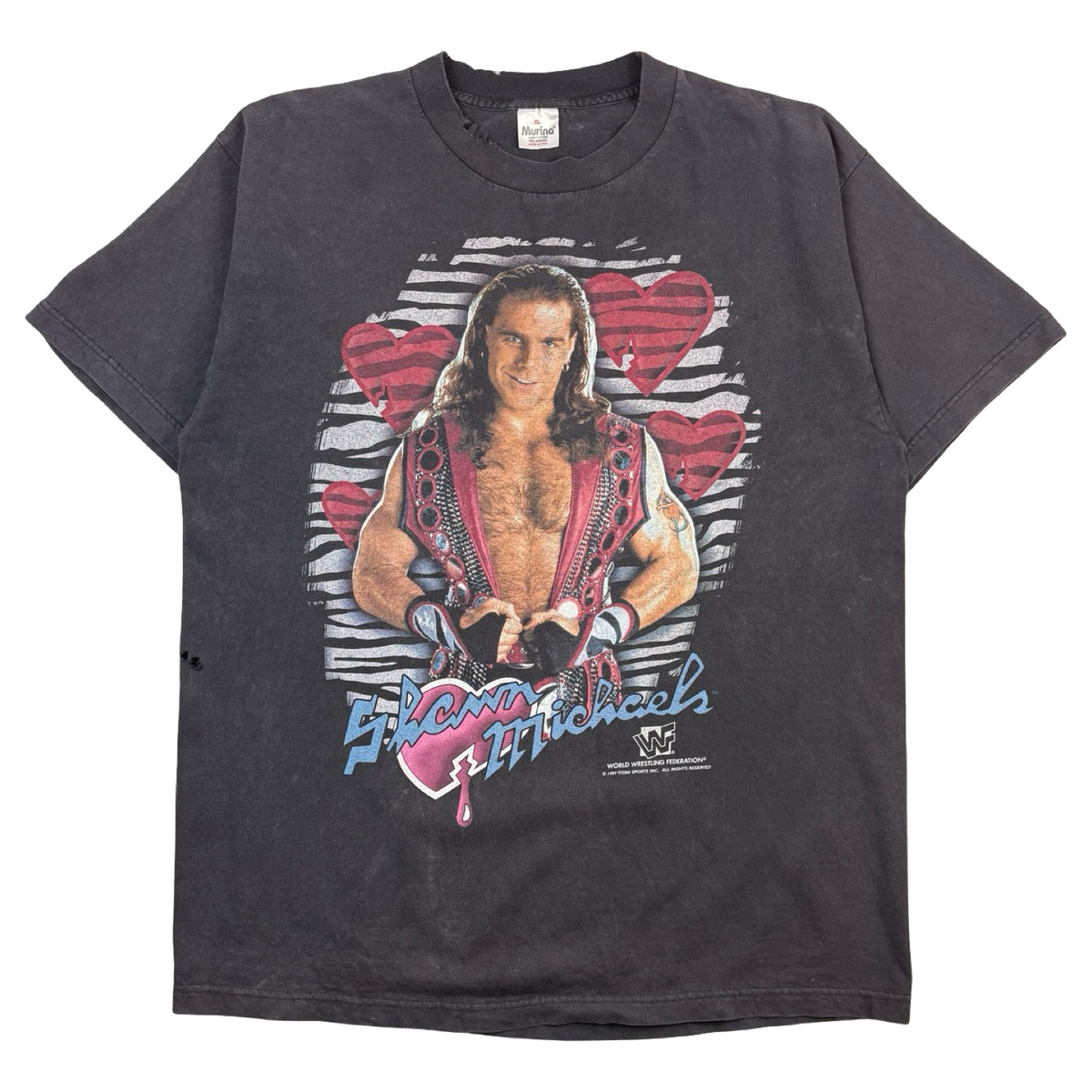 1997 Shawn Michaels Heartbreaker WWF T-Shirt