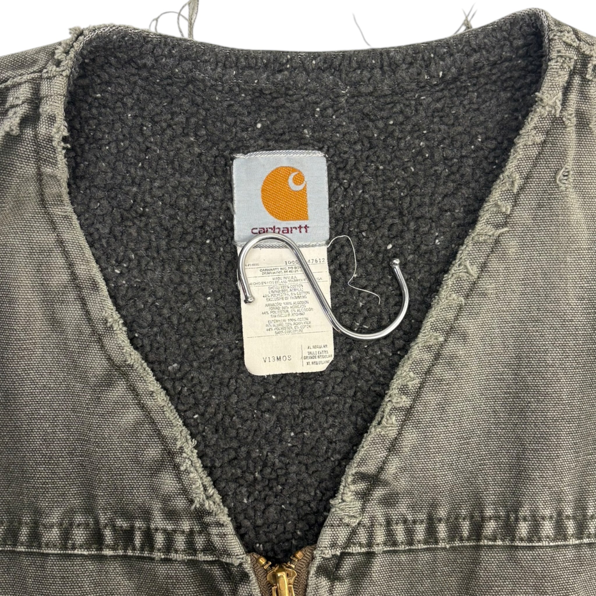 Carhartt Distressed Sherpa Lined Carhartt Vest