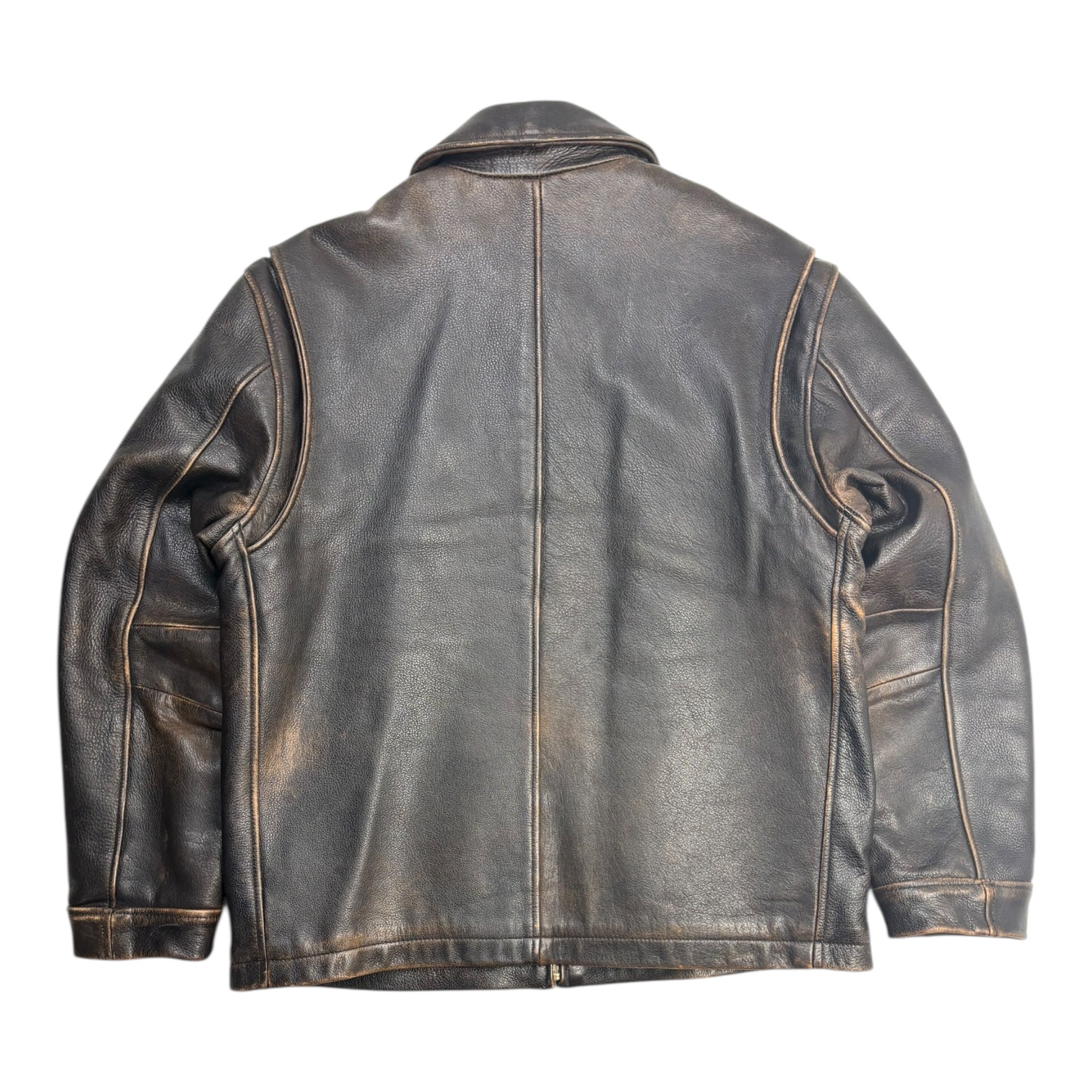 Vintage Eddie Bauer Faded Leather Jacket