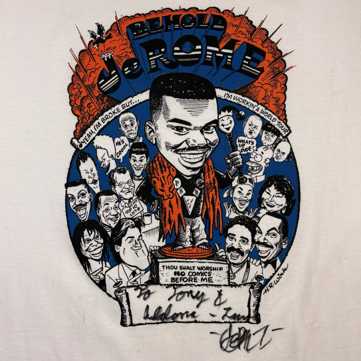 Vintage Behold Jerome Comedian World Tour T-Shirt