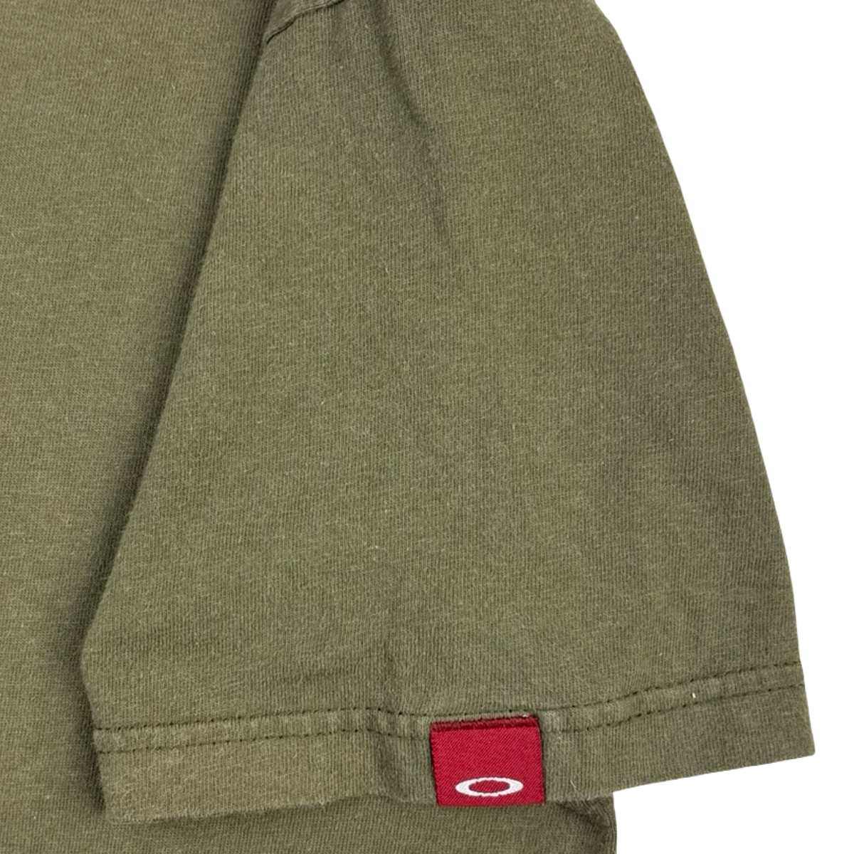 Vintage Y2K Oakley Centre O T-Shirt Olive
