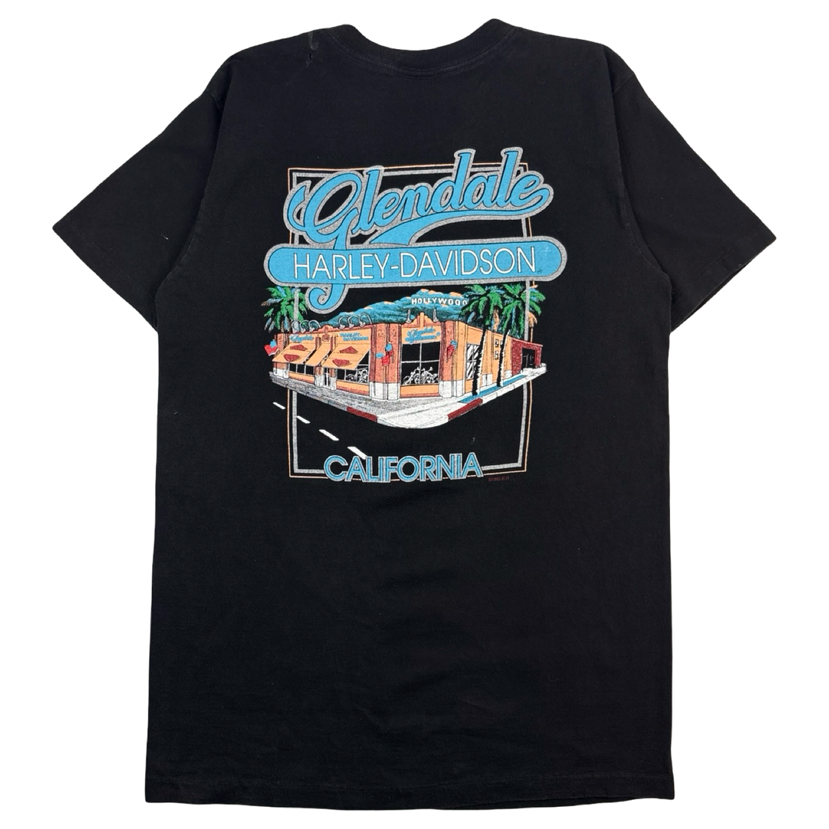 1996 Harley Davidson "No Boundaries" Wolf T-Shirt
