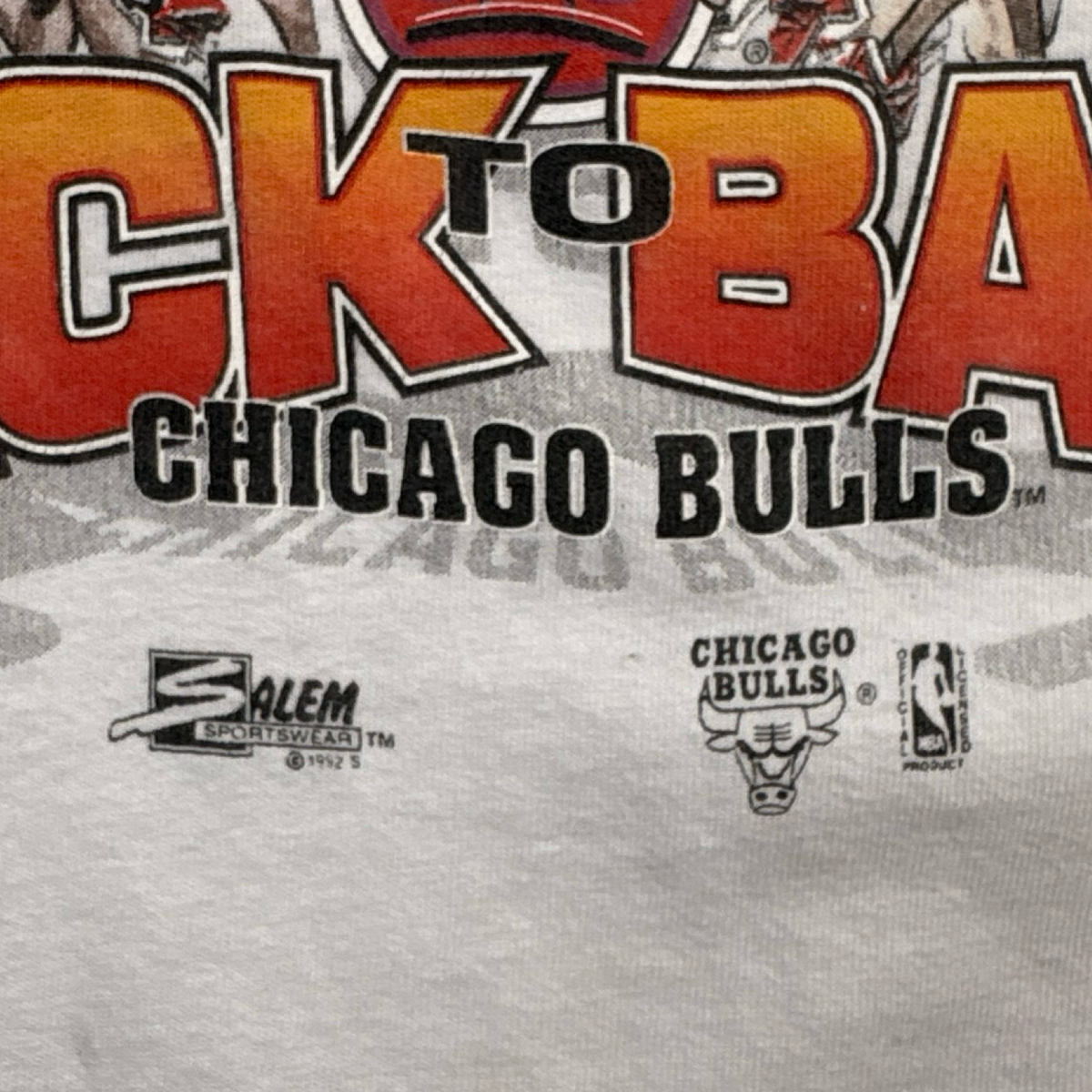 1992 Chicago Bulls Championship Caricature T-Shirt